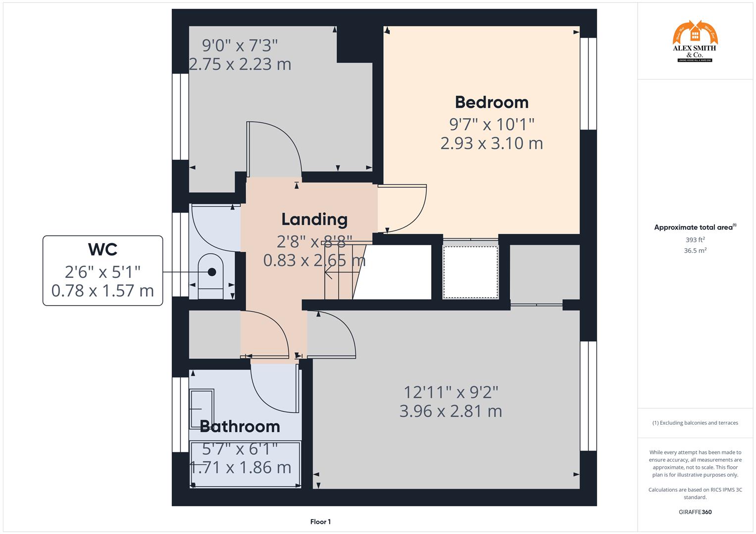 3 bed town house for sale in Sandown Road, Birmingham - Property Floorplan