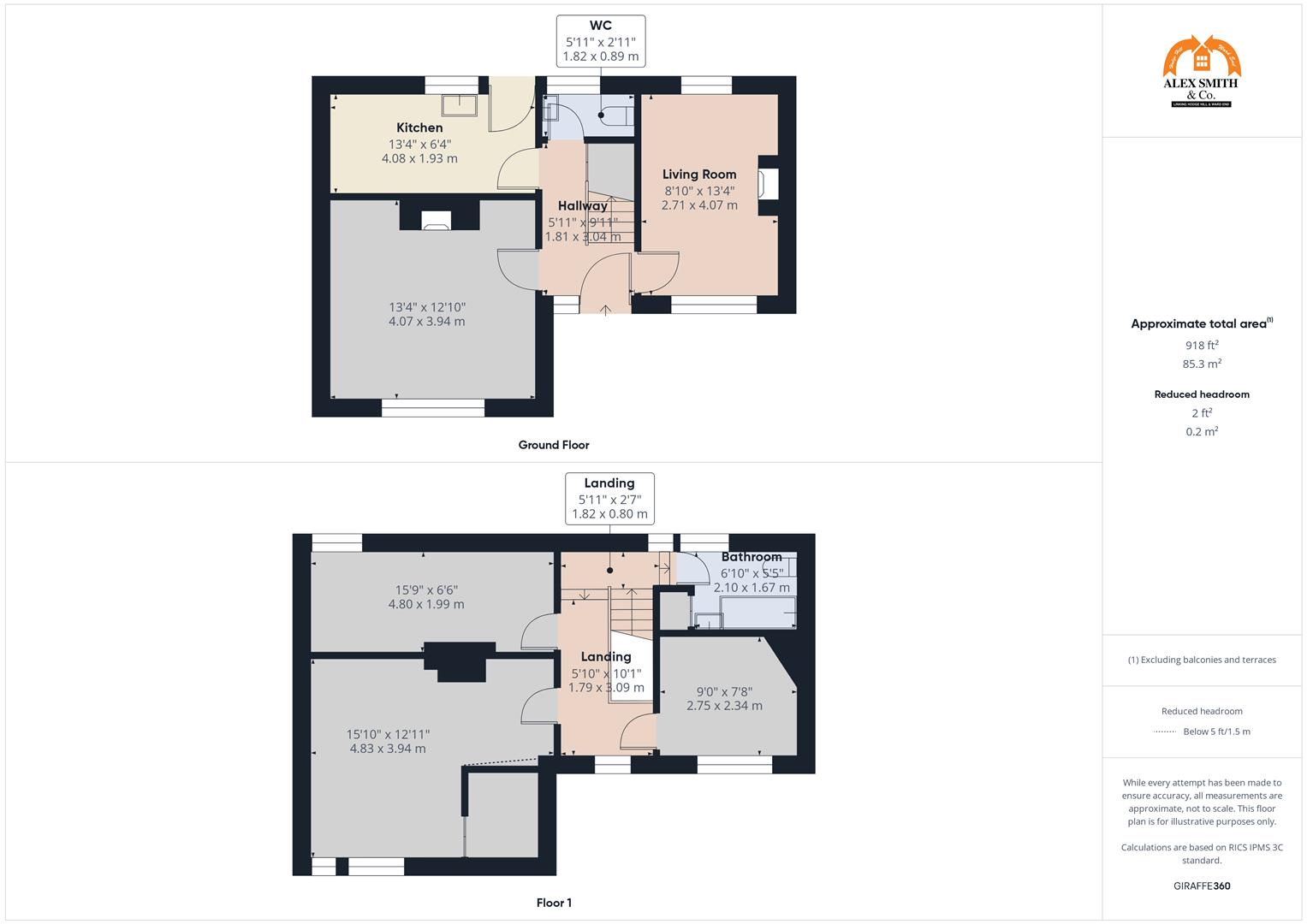 3 bed terraced house for sale in Morris Road, Birmingham - Property Floorplan