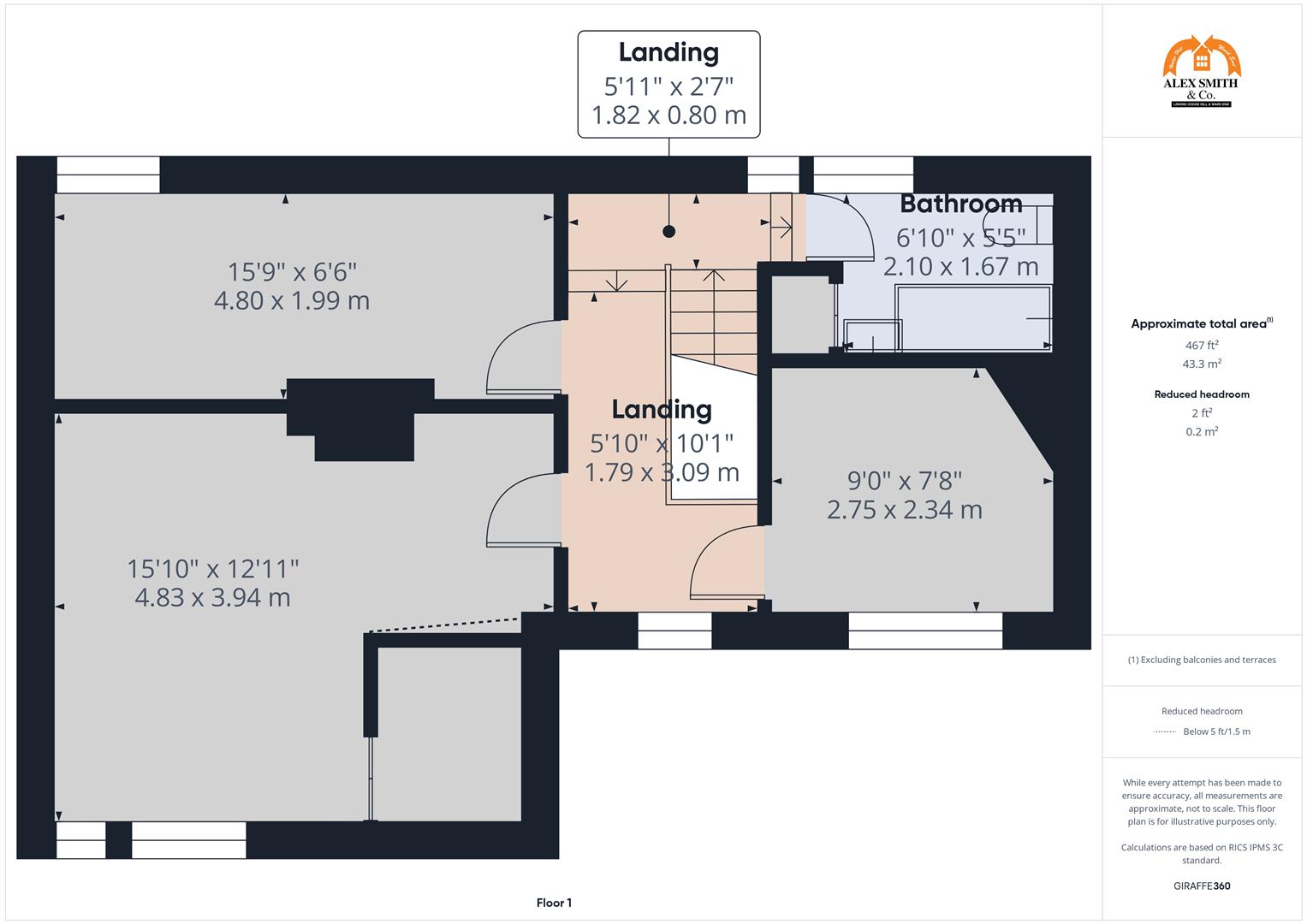 3 bed terraced house for sale in Morris Road, Birmingham - Property Floorplan