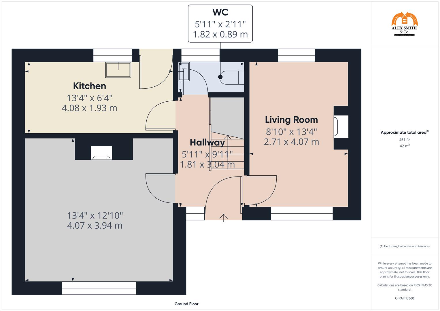 3 bed terraced house for sale in Morris Road, Birmingham - Property Floorplan