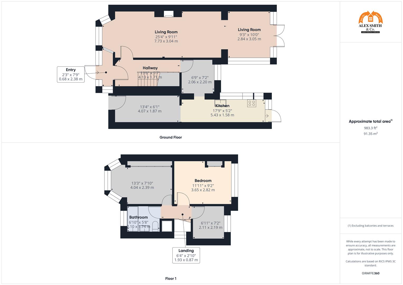 3 bed semi-detached house for sale in Ermington Crescent, Birmingham - Property Floorplan