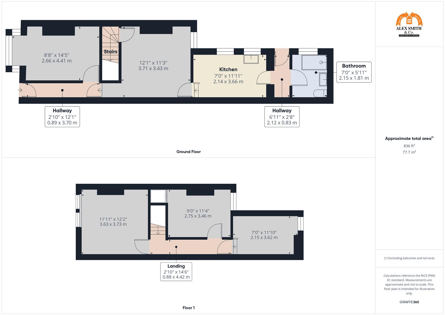 3 bed terraced house for sale in Membury Road, Birmingham - Property Floorplan