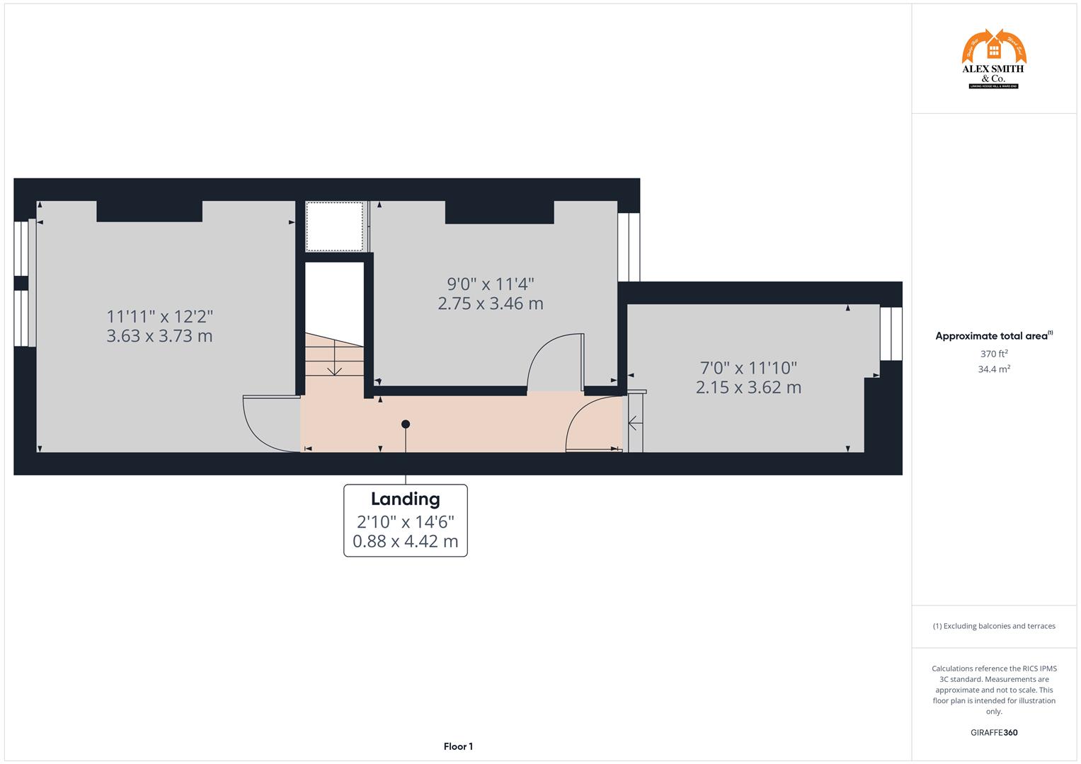 3 bed terraced house for sale in Membury Road, Birmingham - Property Floorplan