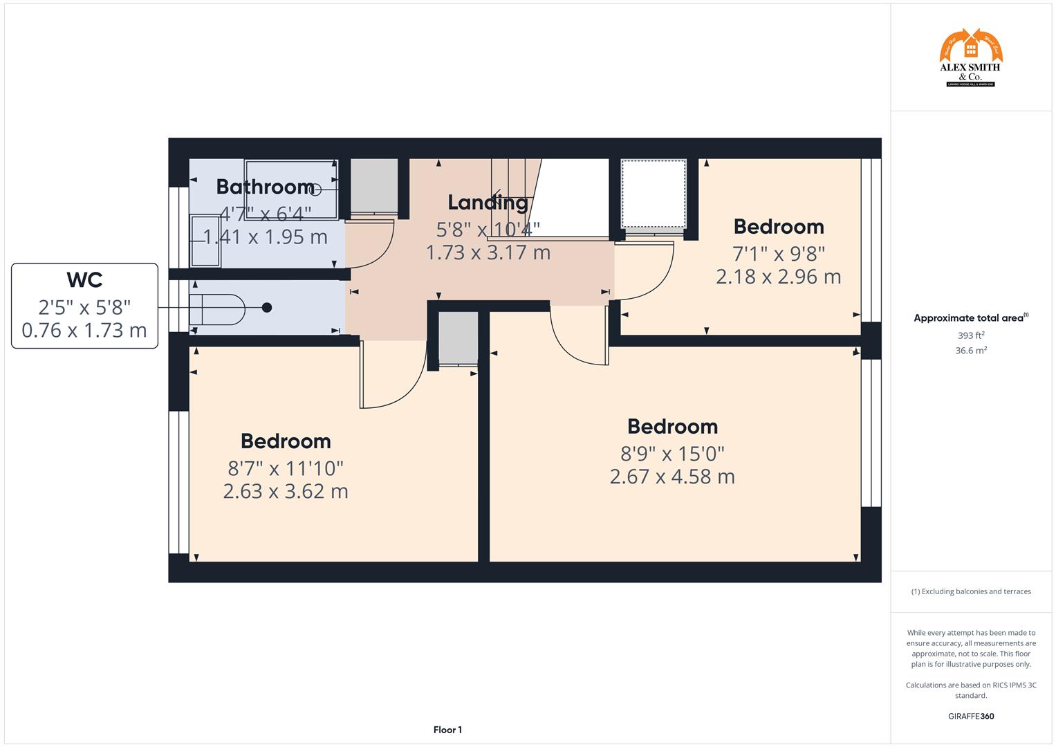 3 bed town house for sale in Lingard Close, Birmingham - Property Floorplan