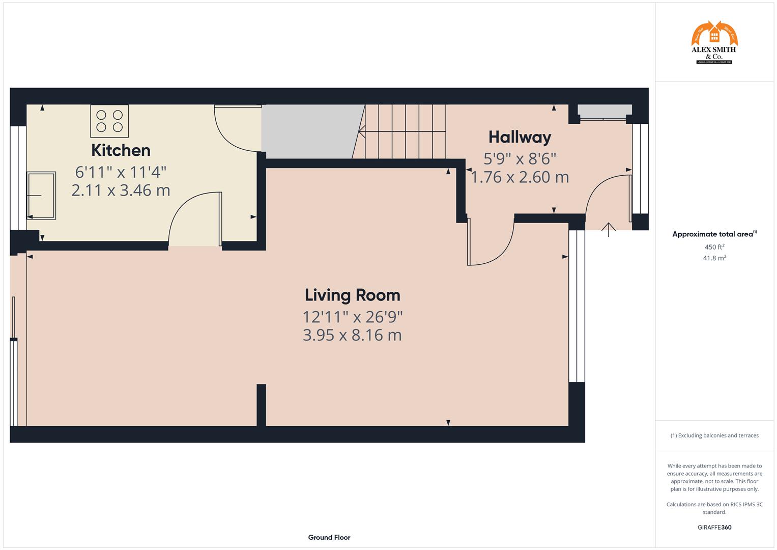 3 bed town house for sale in Lingard Close, Birmingham - Property Floorplan