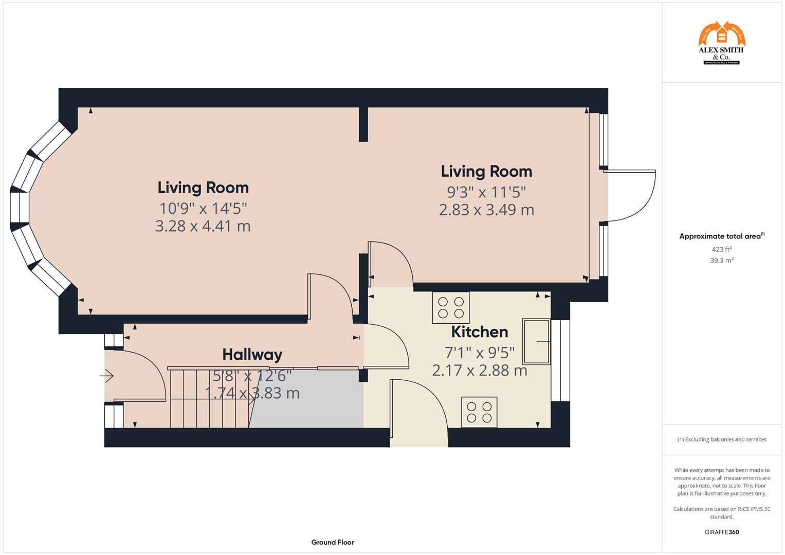 3 bed semi-detached house for sale in Bromford Road, Birmingham - Property Floorplan