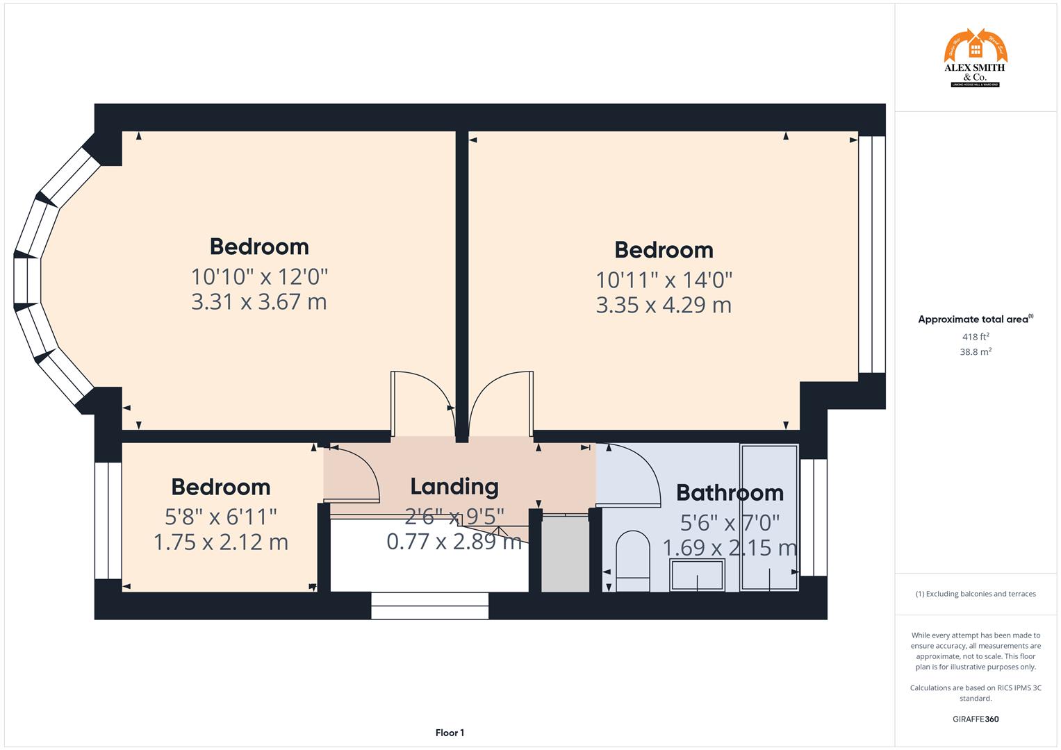3 bed semi-detached house for sale in Bromford Road, Birmingham - Property Floorplan