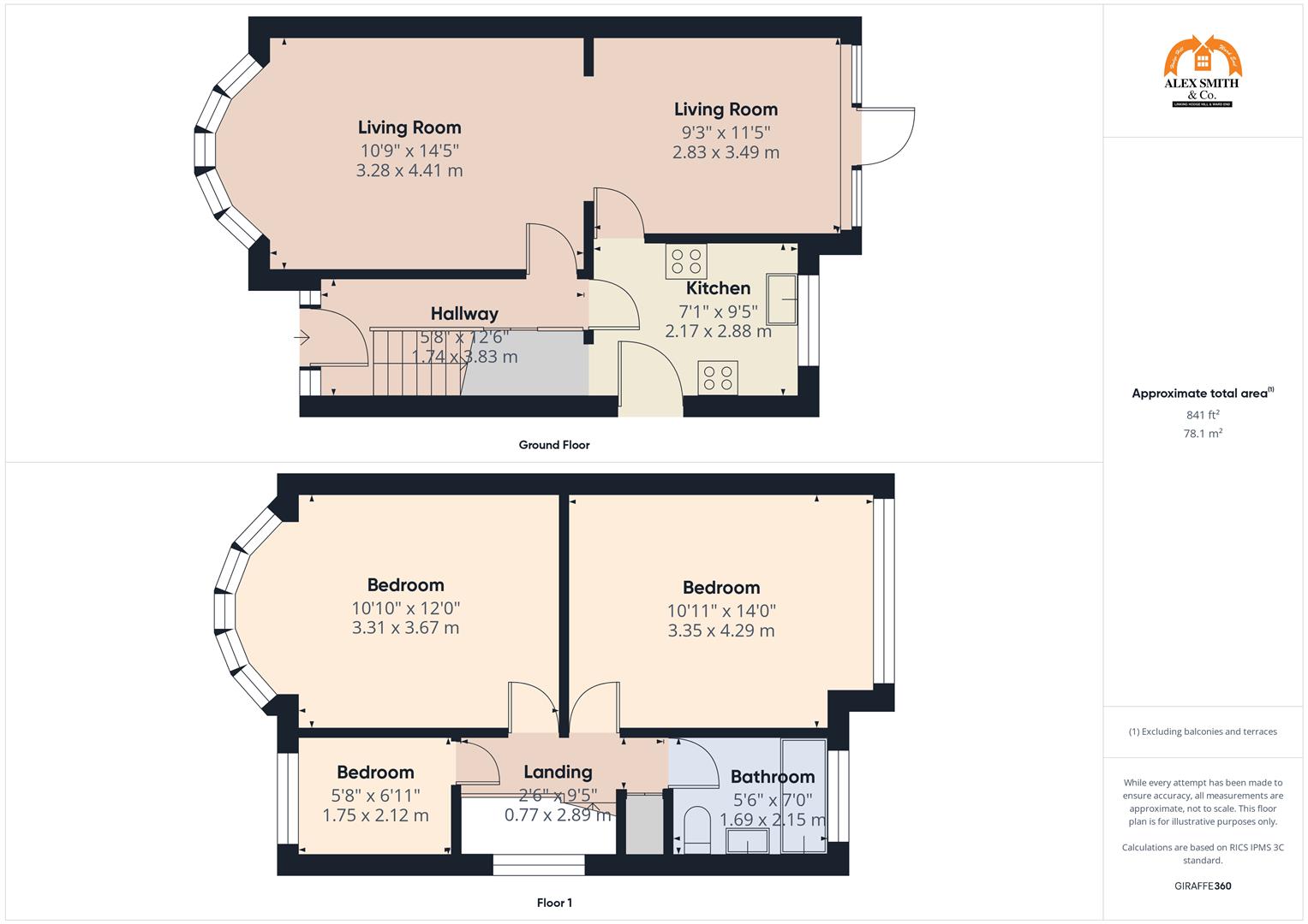 3 bed semi-detached house for sale in Bromford Road, Birmingham - Property Floorplan