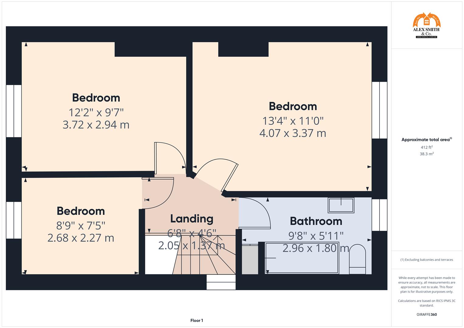 3 bed semi-detached house for sale in Clements Road, Birmingham - Property Floorplan