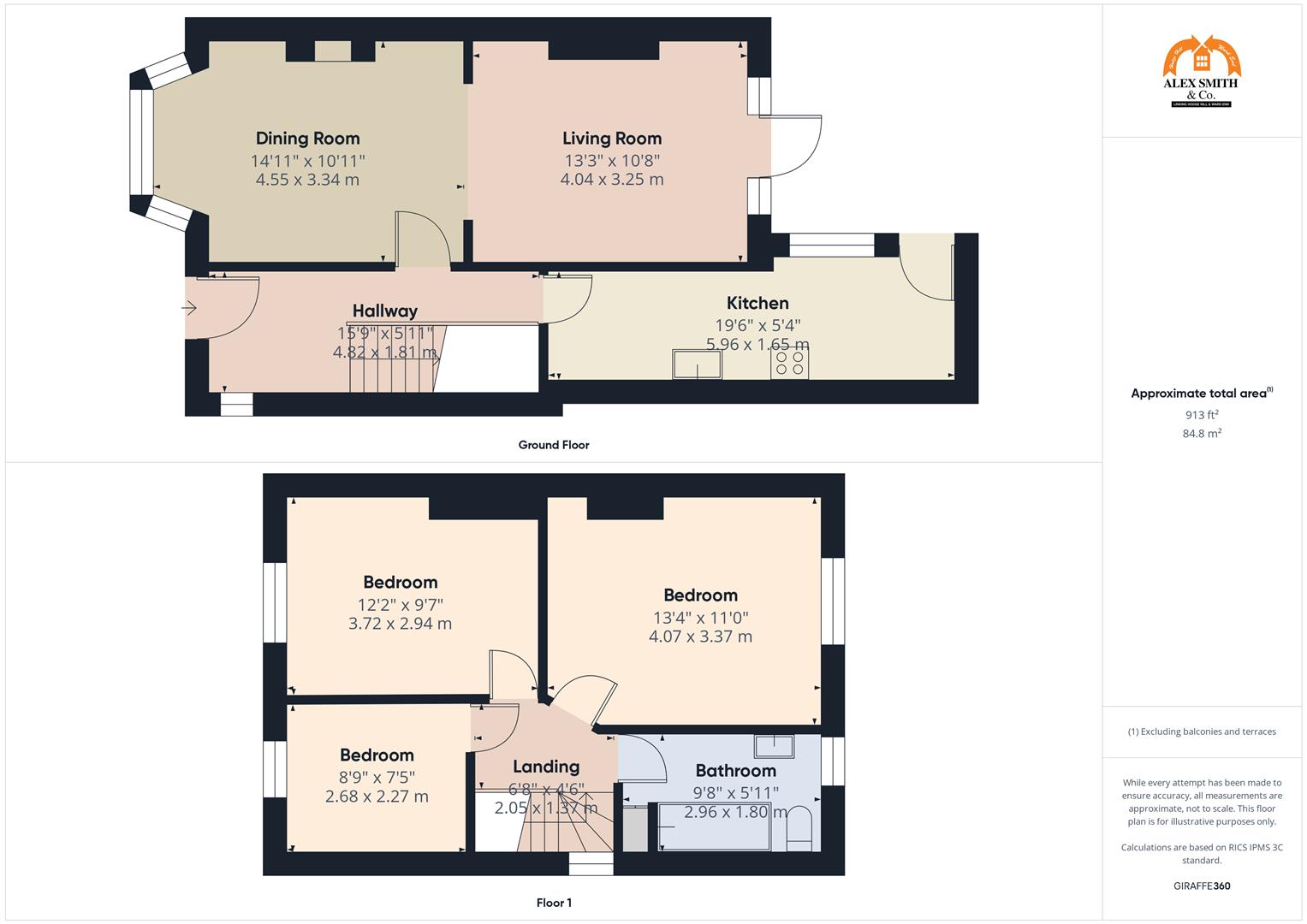3 bed semi-detached house for sale in Clements Road, Birmingham - Property Floorplan