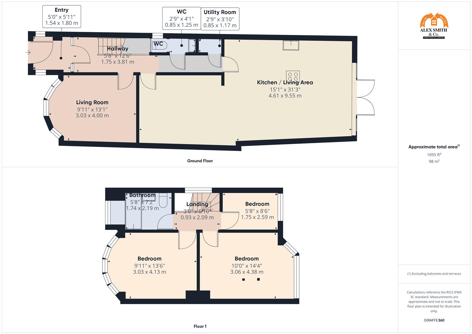 3 bed semi-detached house for sale in Abbotts Road, Birmingham - Property Floorplan