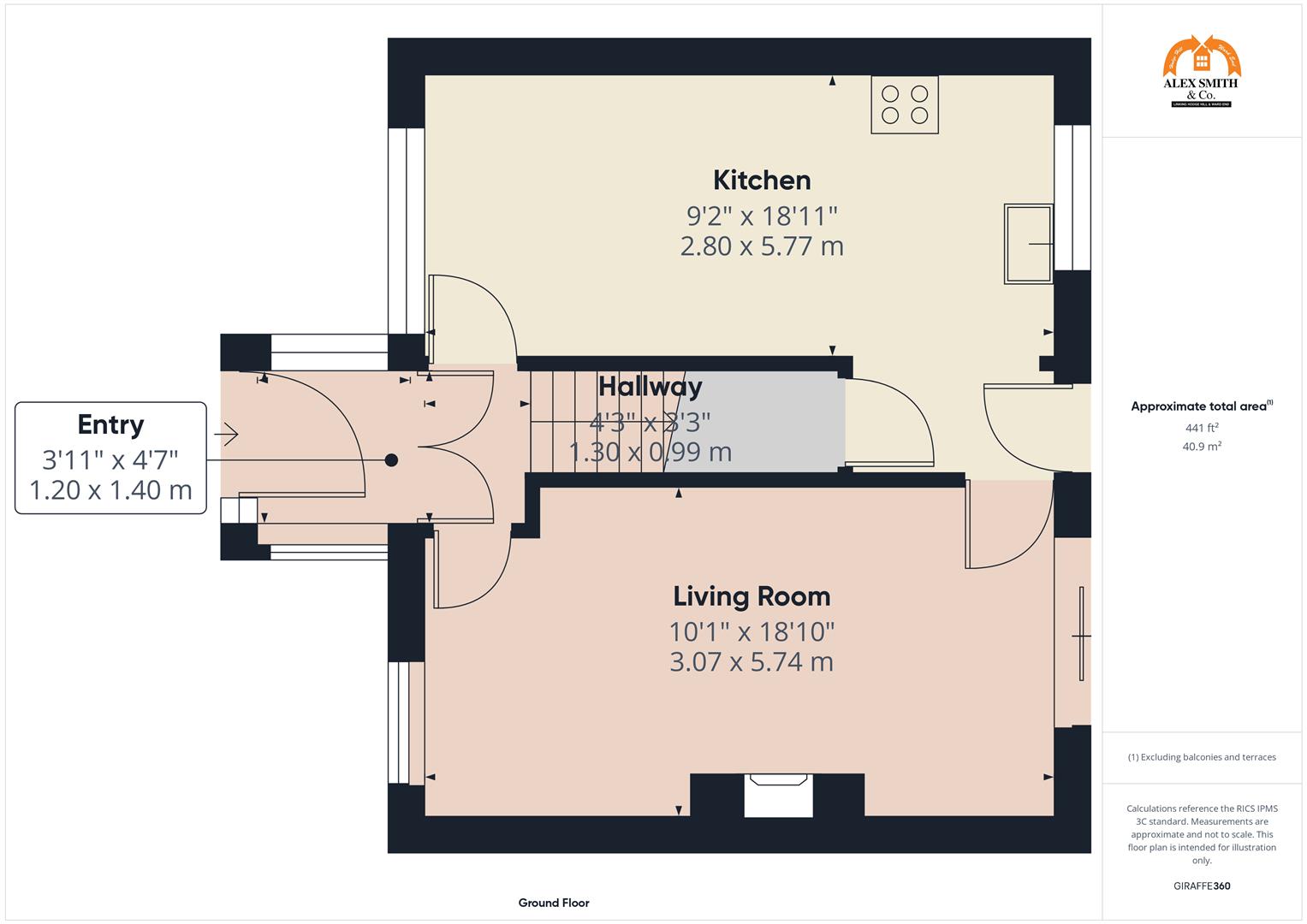 3 bed town house for sale in Asholme Close, Birmingham - Property Floorplan