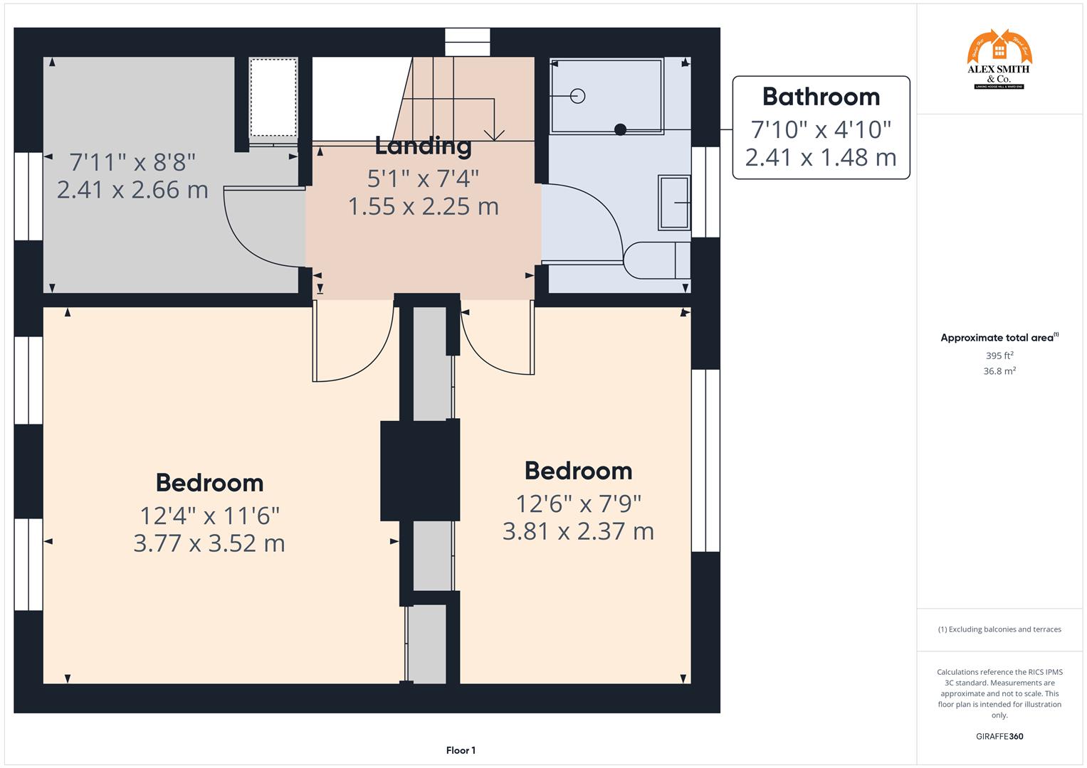 3 bed semi-detached house for sale in Tufnell Grove, Birmingham - Property Floorplan