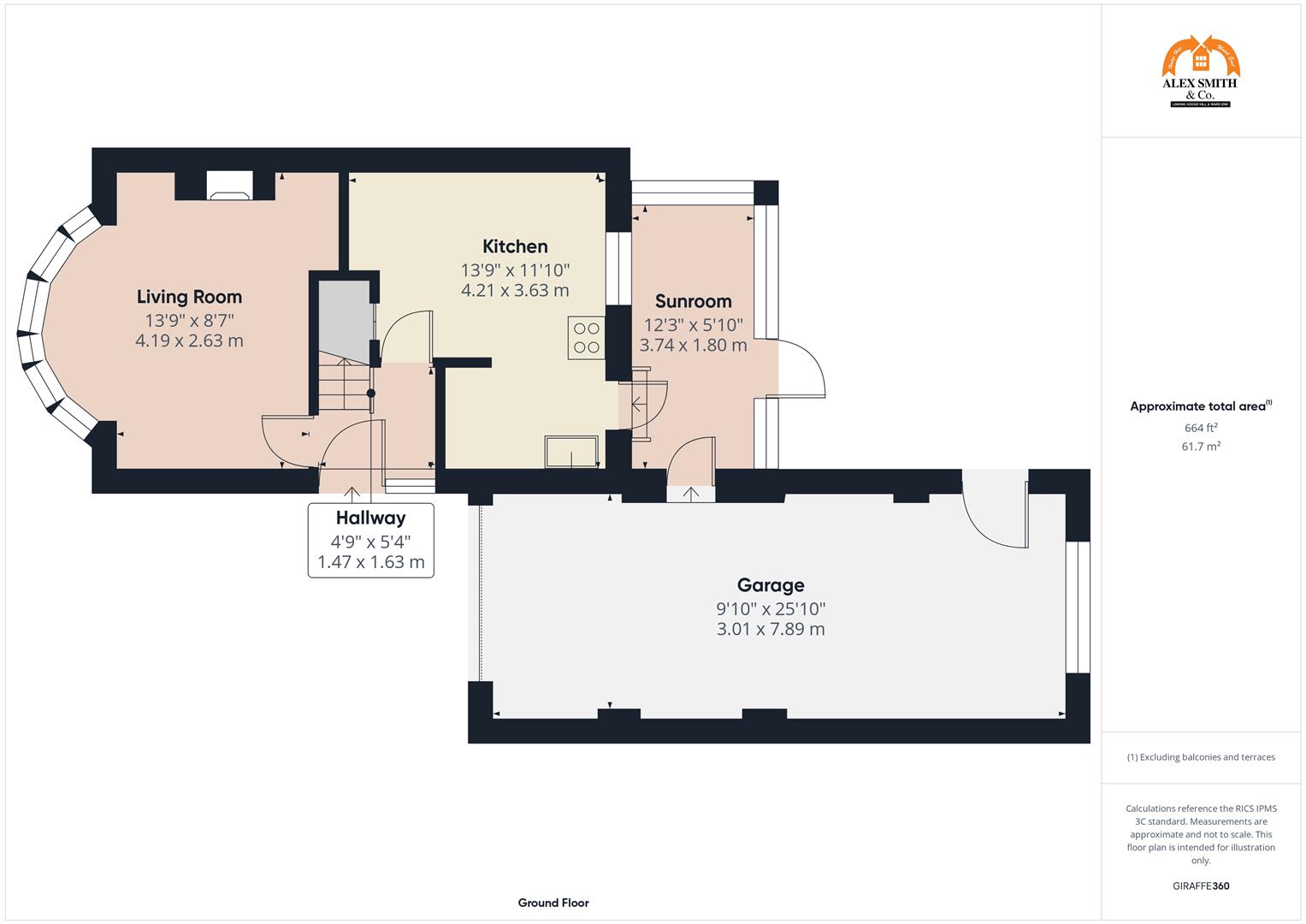 3 bed semi-detached house for sale in Heath Way, Birmingham - Property Floorplan