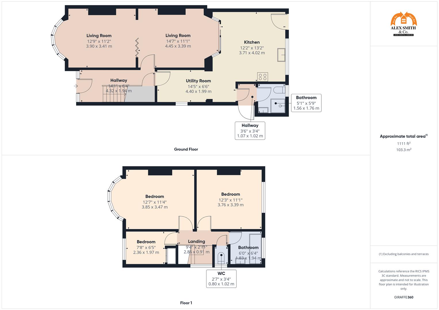 3 bed semi-detached house for sale in Beaufort Avenue, Birmingham - Property Floorplan