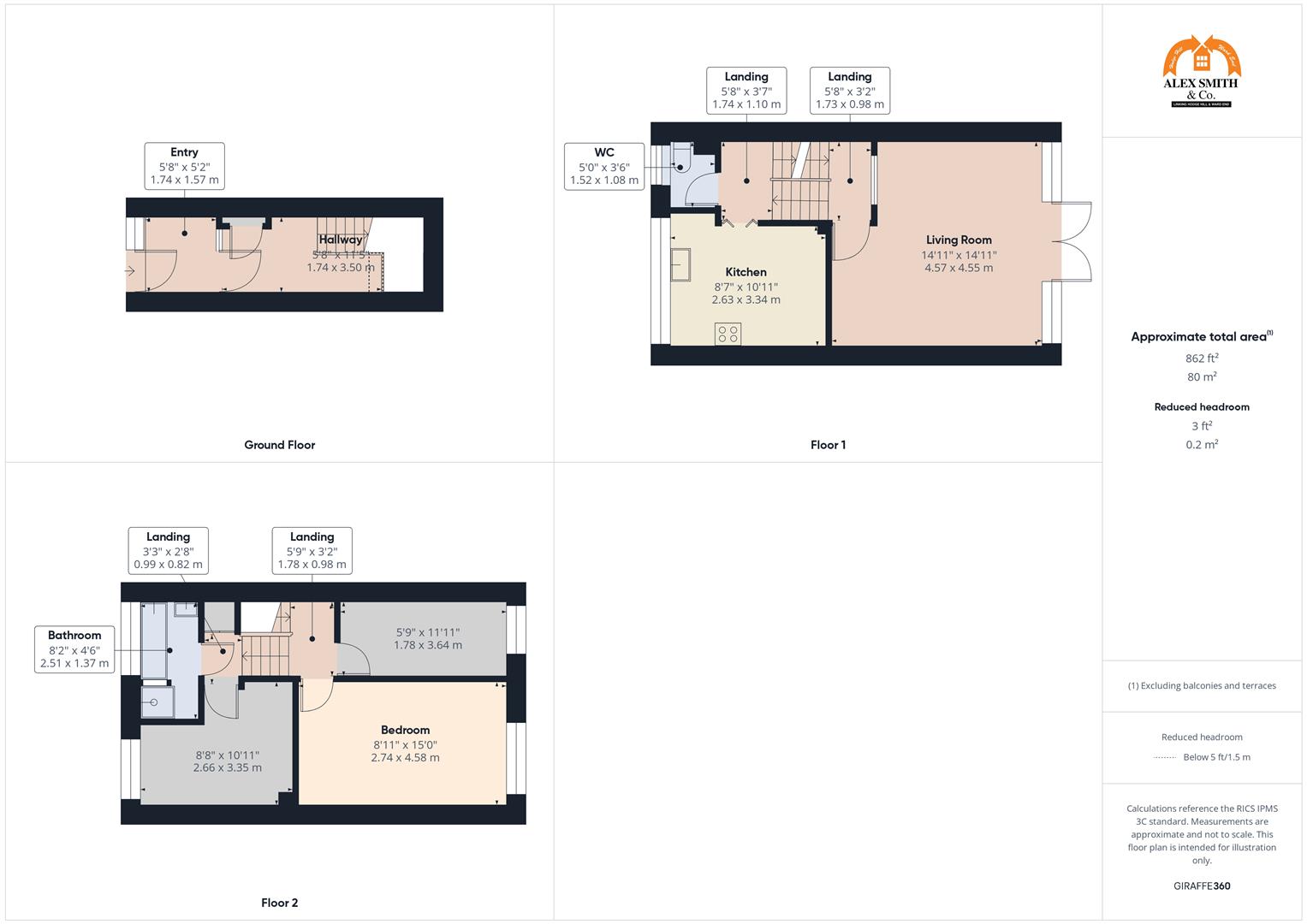 3 bed town house for sale in Goodwood Close, Birmingham - Property Floorplan