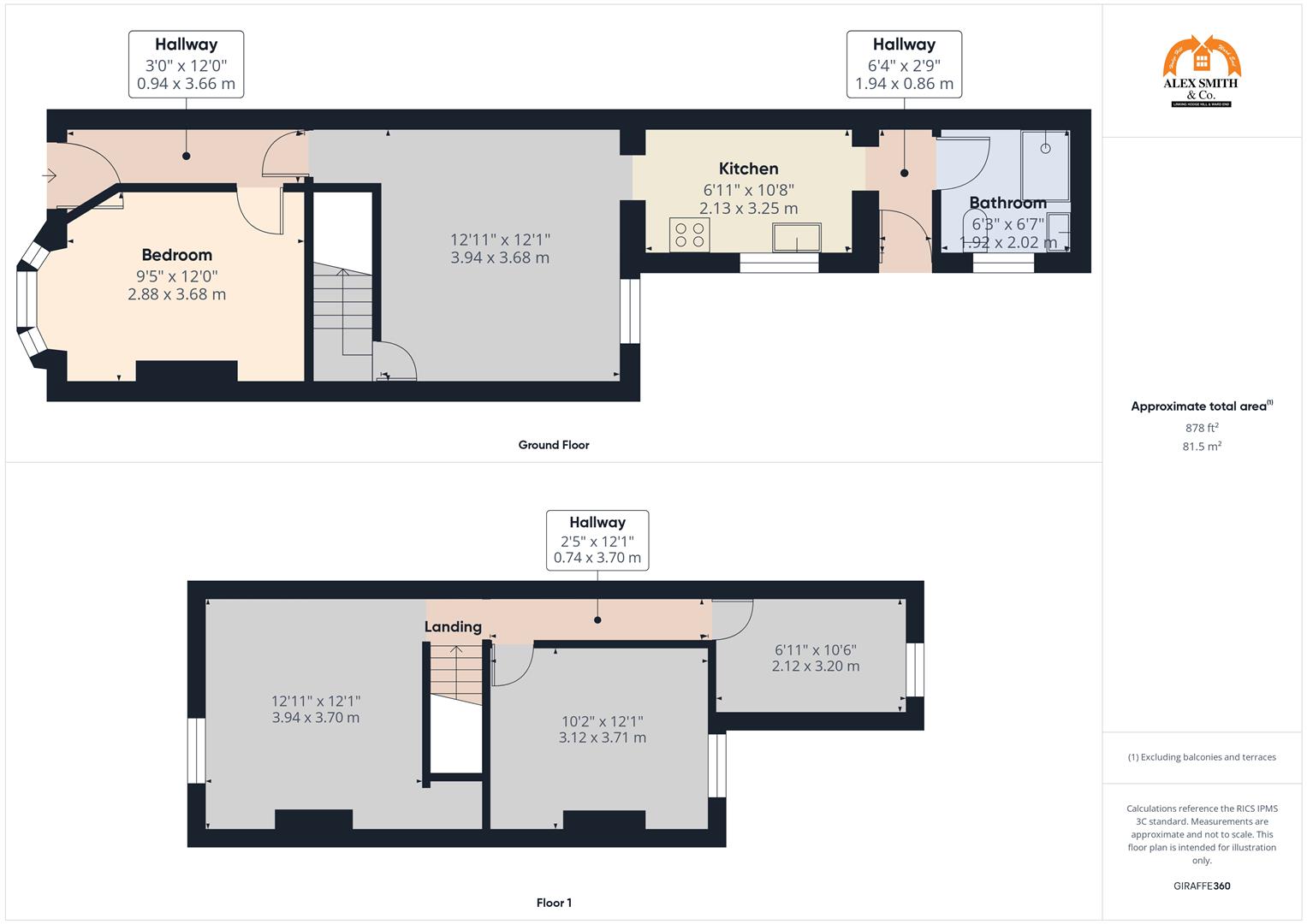 3 bed terraced house for sale in St. Saviours Road, Birmingham - Property Floorplan
