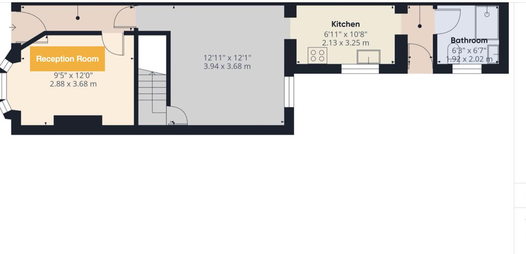 3 bed terraced house for sale in St. Saviours Road, Birmingham - Property Floorplan
