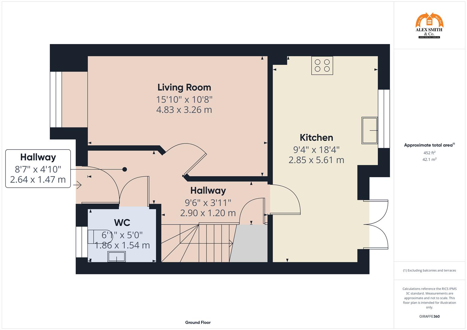 3 bed town house for sale in Naseby Road, Birmingham - Property Floorplan