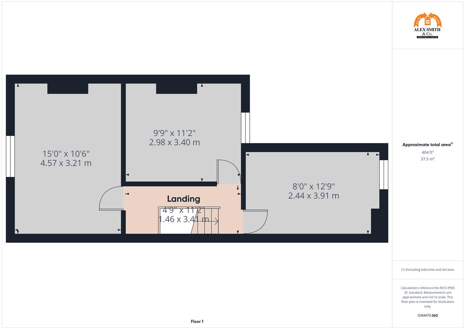 3 bed terraced house for sale in Floyer Road, Birmingham - Property Floorplan