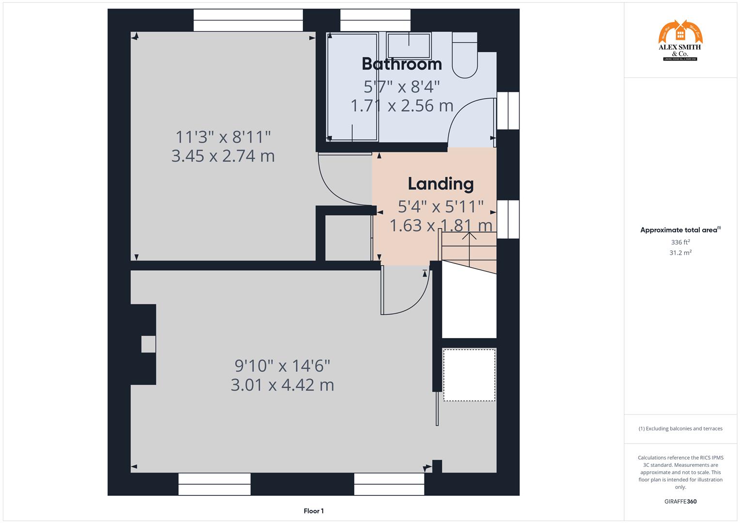 2 bed town house for sale in Nearmoor Road, Birmingham - Property Floorplan
