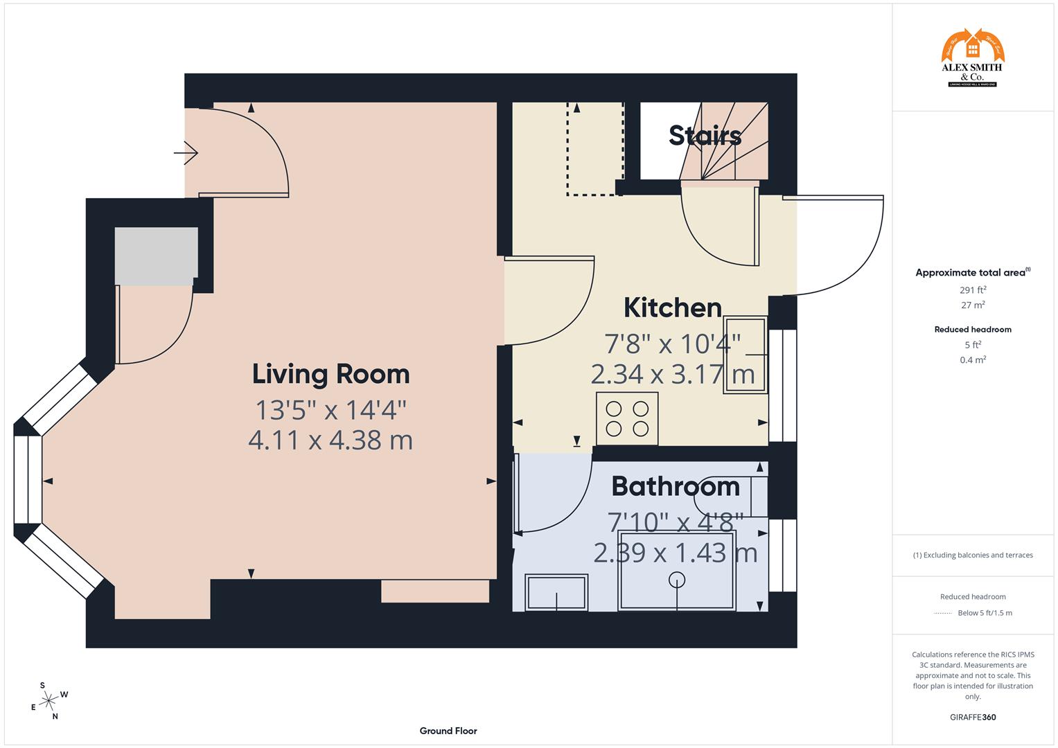 2 bed terraced house for sale in Northleigh Road, Birmingham - Property Floorplan