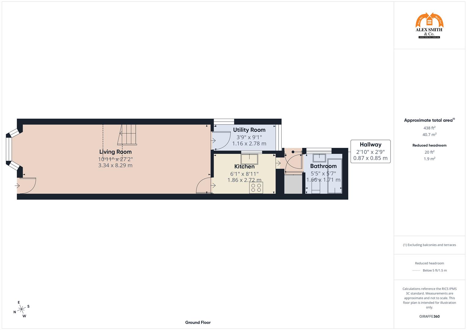 3 bed terraced house for sale in Phillimore Road, Birmingham - Property Floorplan