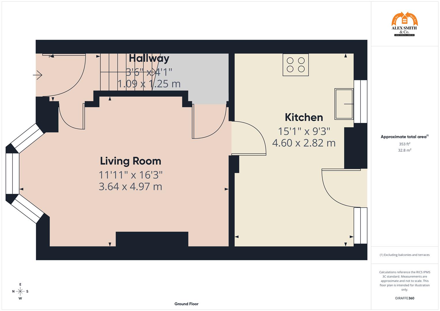 3 bed terraced house for sale in Drews Lane, Birmingham - Property Floorplan