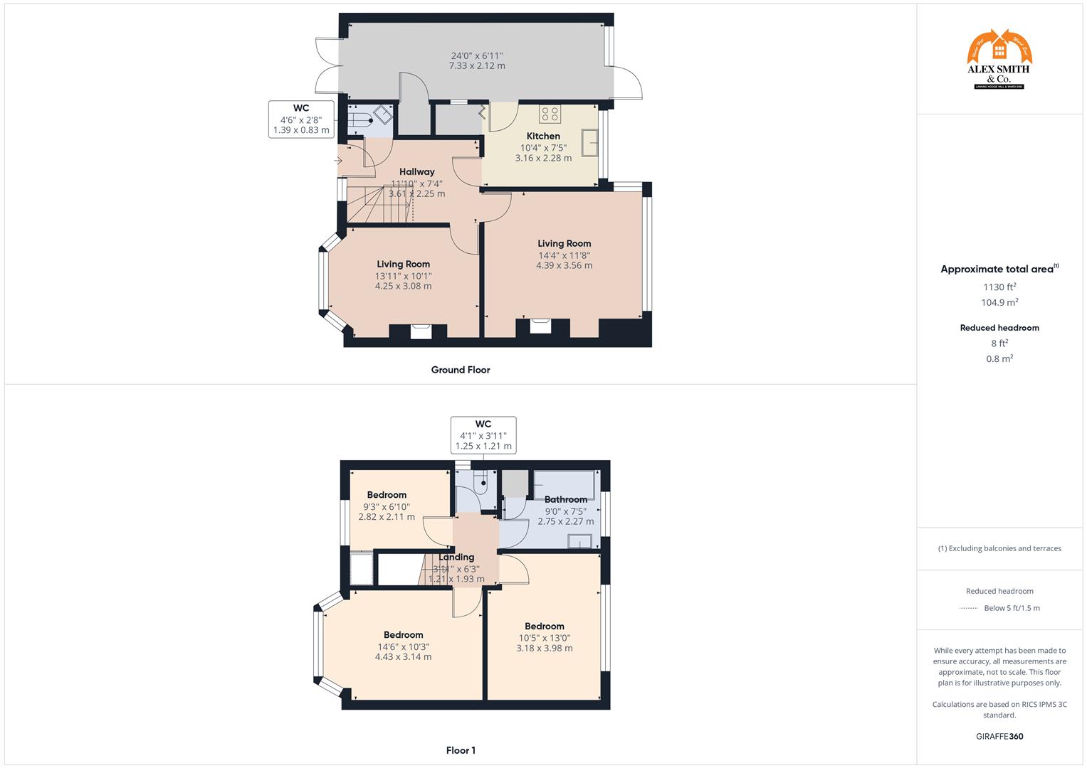 3 bed semi-detached house for sale in Greystoke Avenue, Birmingham - Property Floorplan