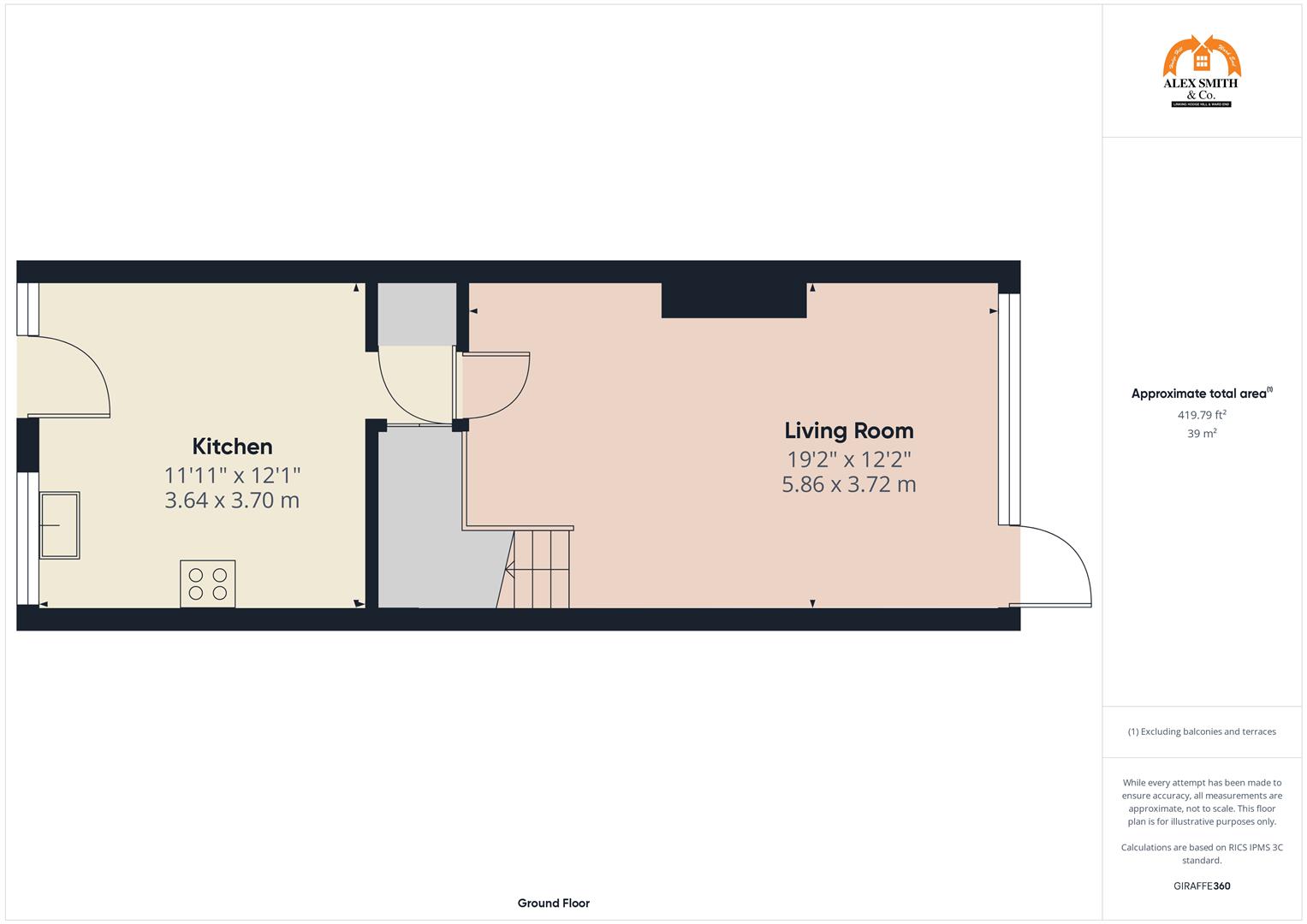 2 bed town house for sale in Oxford Close, Birmingham - Property Floorplan