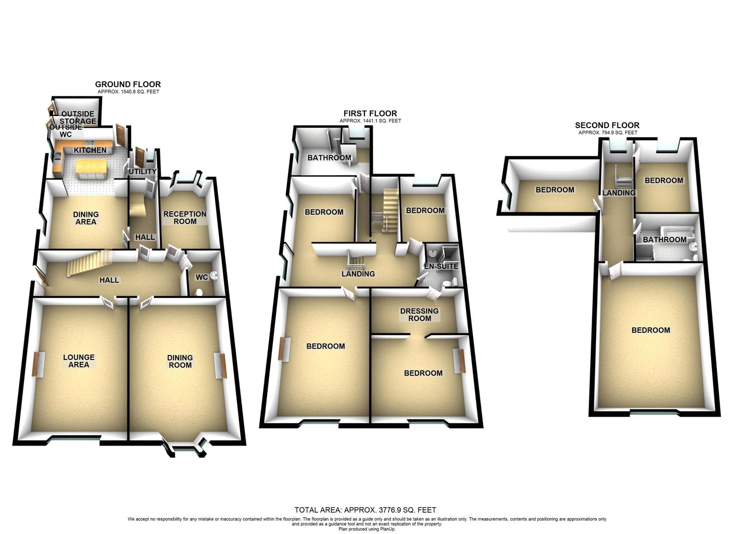 7 bed semi-detached house for sale in Basford, Newcastle - Property floorplan