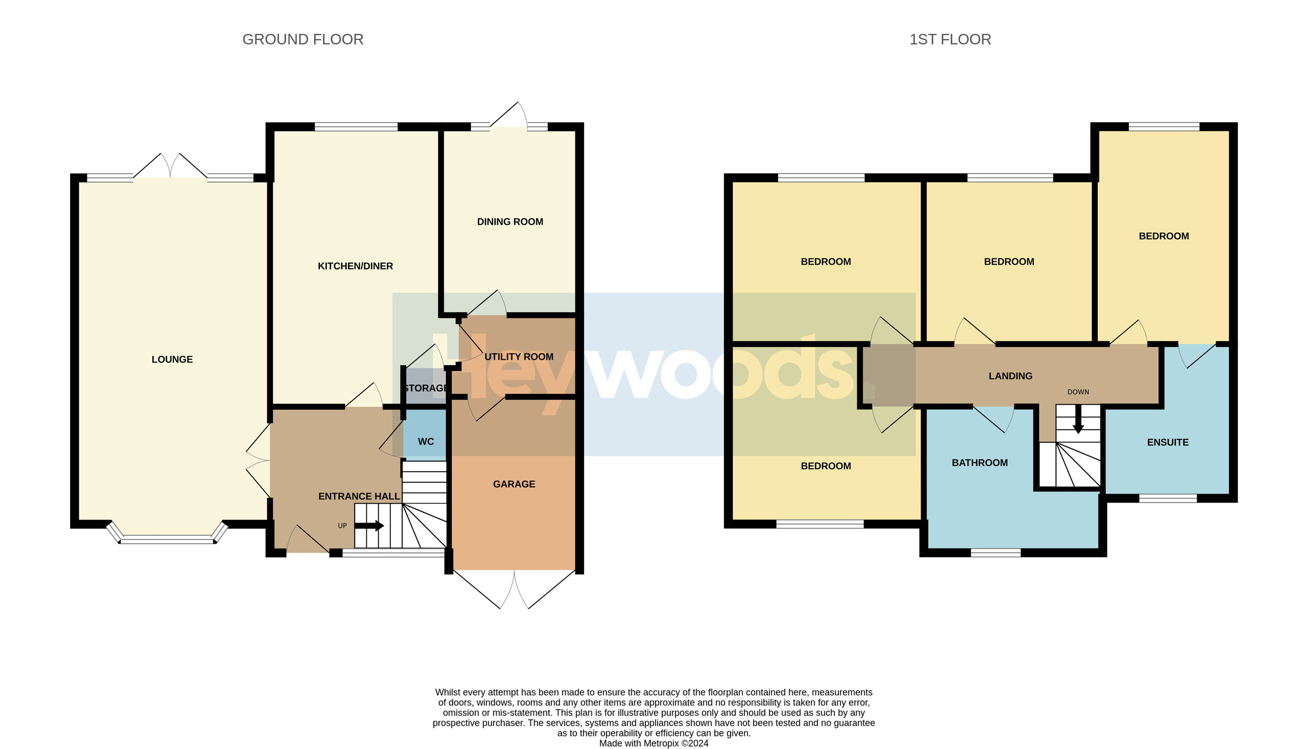 4 bed detached house for sale in Montfort Place, Newcastle-under-Lyme - Property floorplan