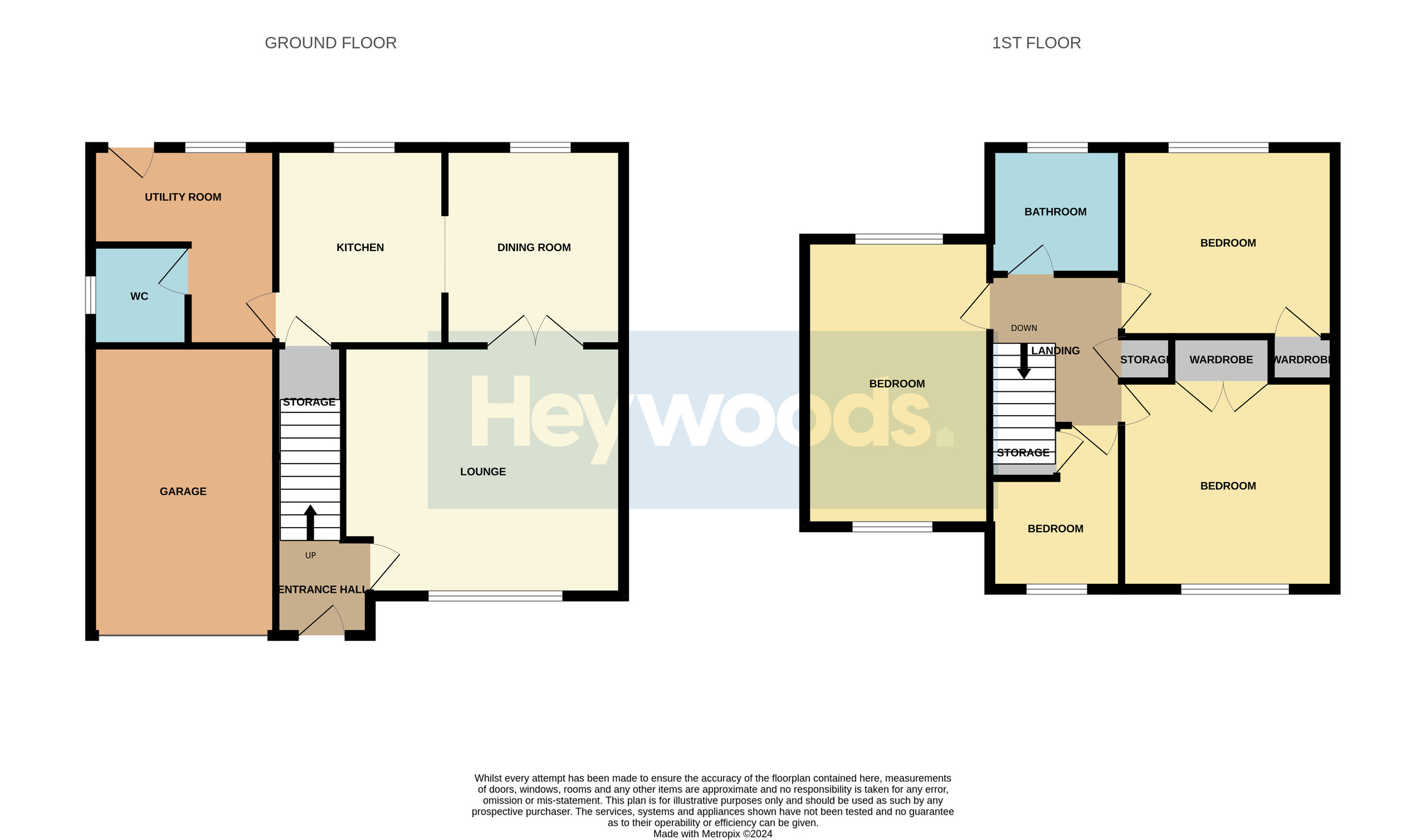4 bed detached house for sale in Lidgate Walk, Newcastle-under-Lyme - Property floorplan
