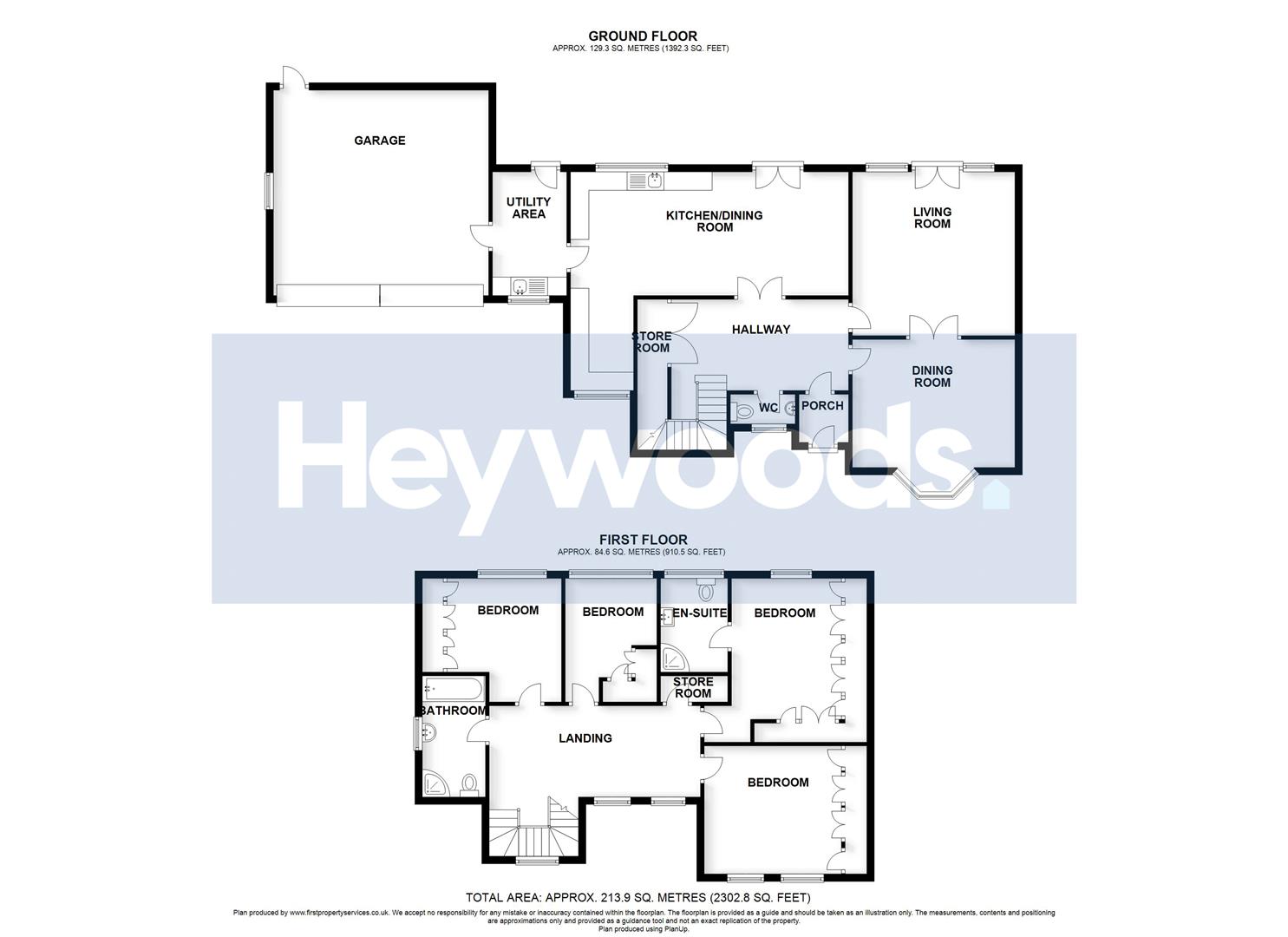 4 bed detached house for sale, Newcastle - Property floorplan