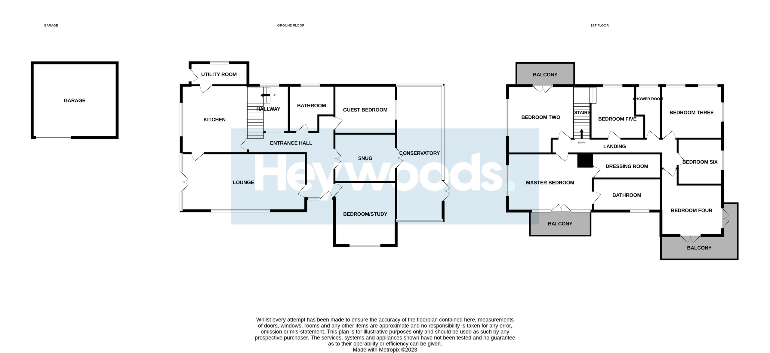 7 bed detached house for sale, Market Drayton - Property floorplan