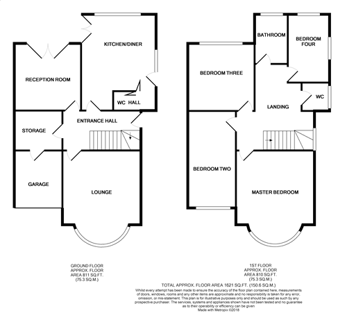 4 bed semi-detached house to rent in Westlands, Newcastle - Property floorplan