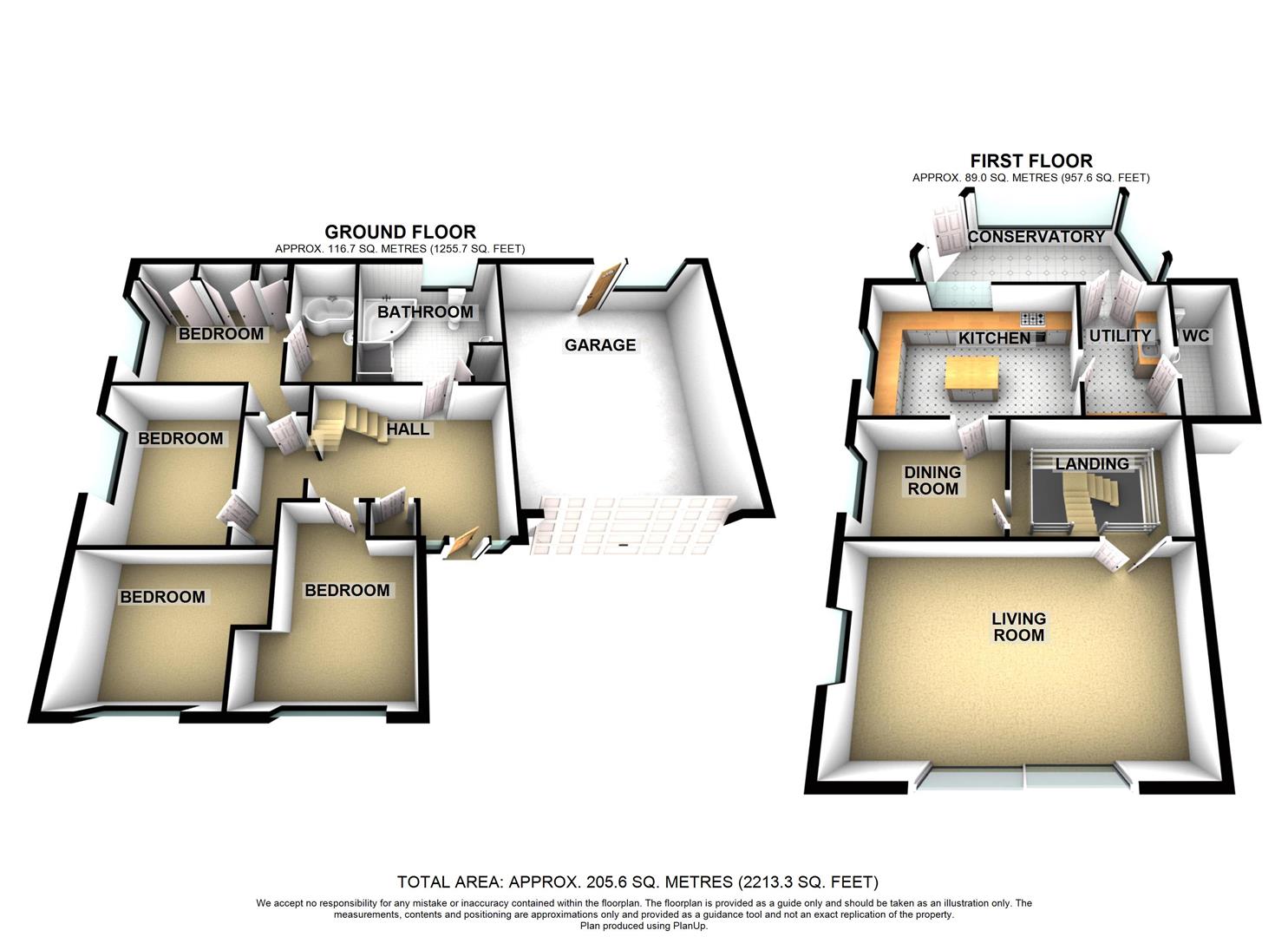 4 bed detached house for sale in Heighley Castle Way, Crewe - Property floorplan