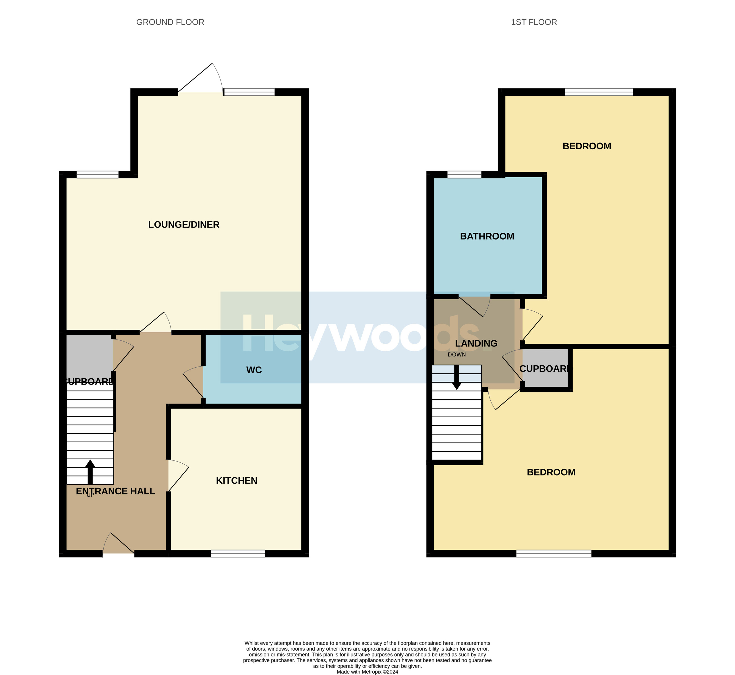 2 bed town house for sale in Comet Avenue, Newcastle - Property floorplan