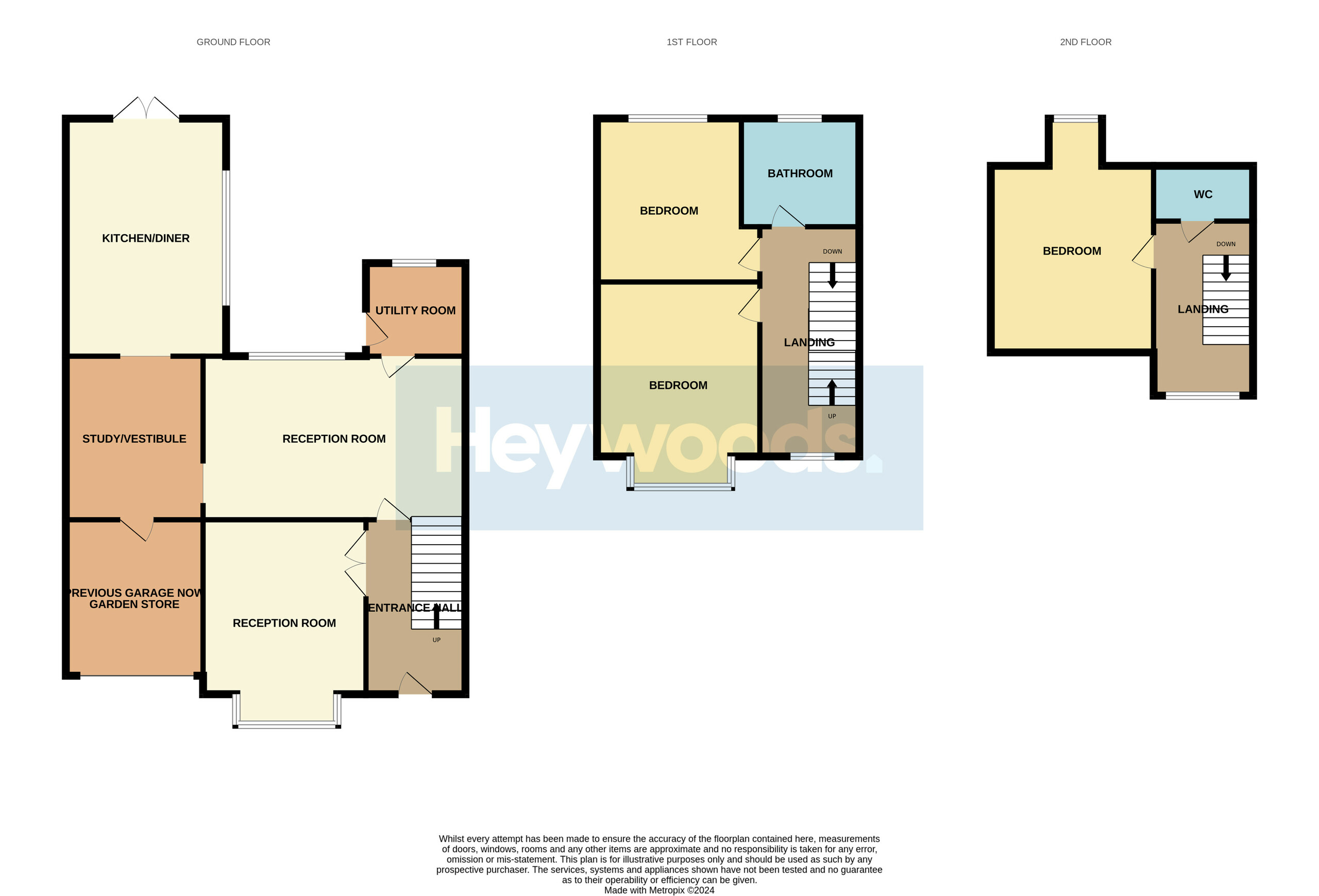 4 bed semi-detached house for sale in High Street, Newcastle-under-Lyme - Property floorplan