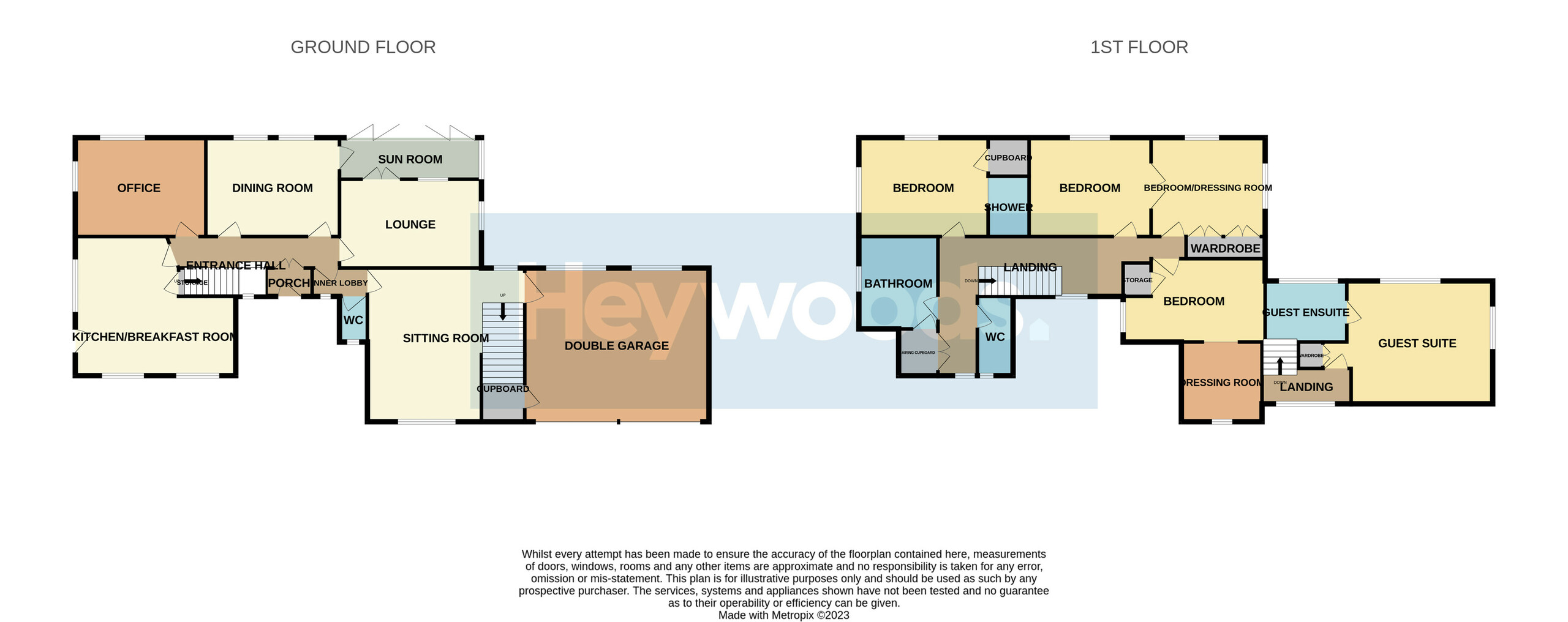 5 bed detached house for sale, Newcastle-under-Lyme - Property floorplan