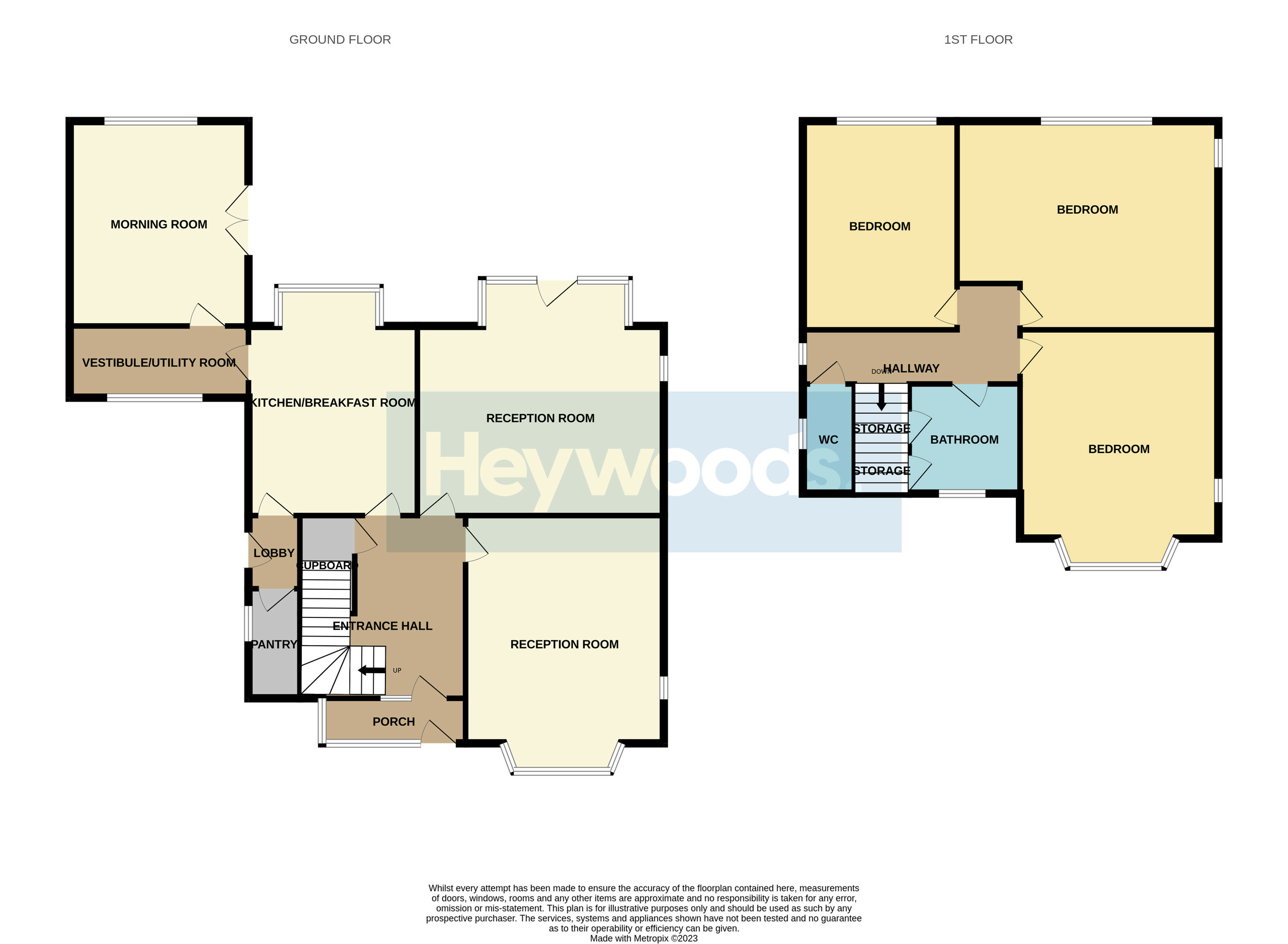 3 bed detached house for sale in Sandon Avenue, Newcastle-under-Lyme - Property floorplan