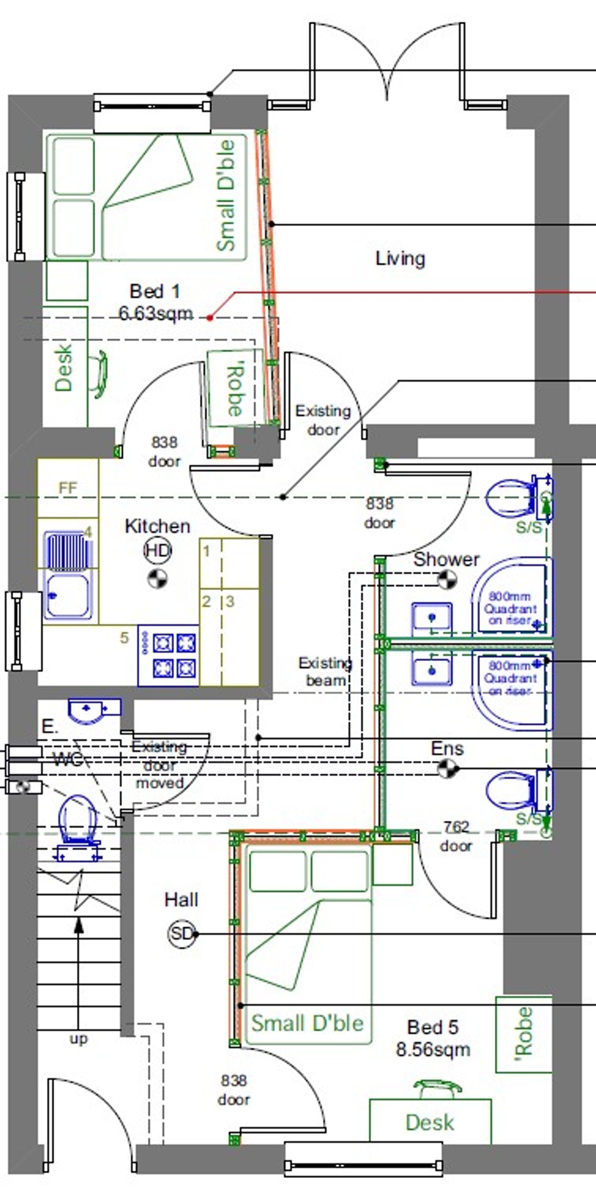 5 bed semi-detached house to rent in Earlham Grove, Norwich - Property floorplan