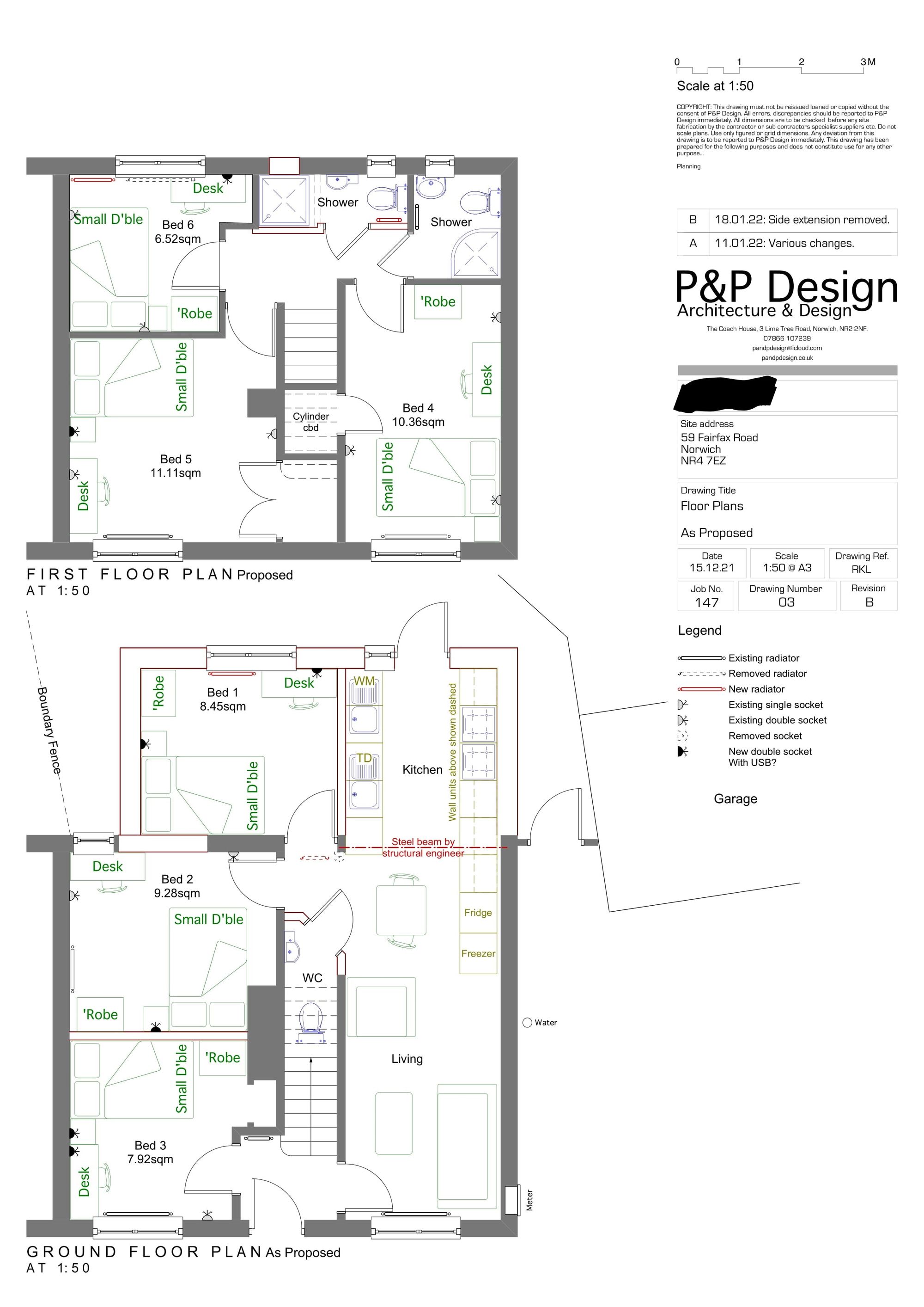 6 bed end of terrace house to rent in Fairfax Road, Norwich - Property floorplan