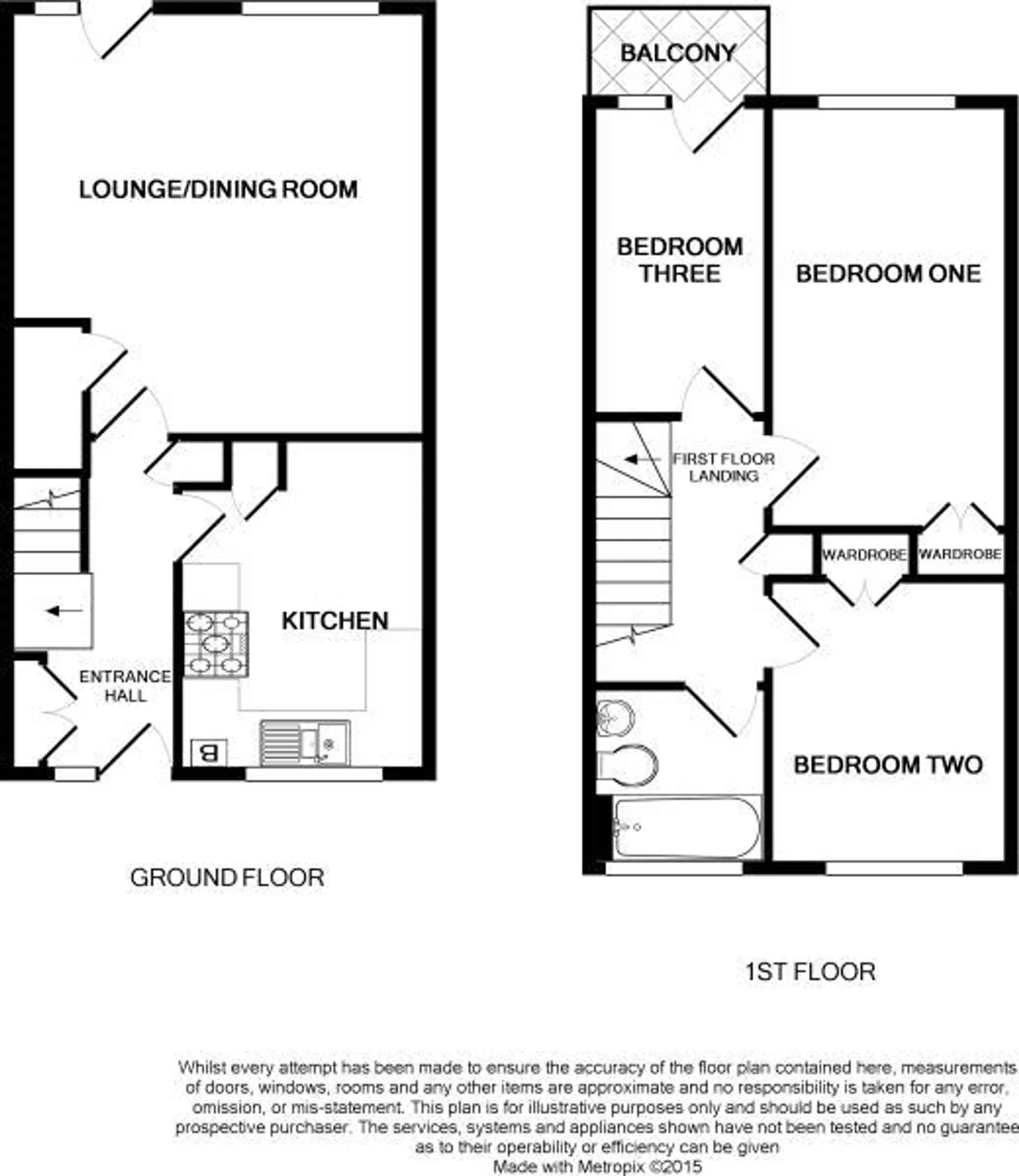 3 bed flat for sale in Music House Lane, Norwich - Property floorplan