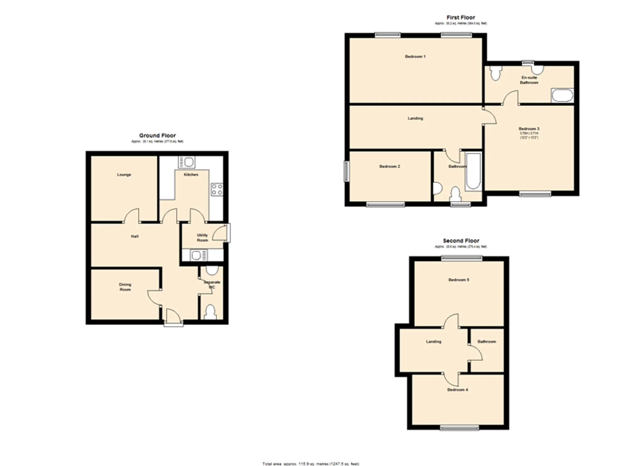 6 bed house to rent in Caddow Road, Norwich - Property floorplan