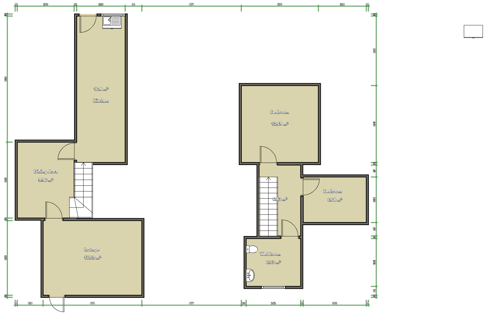 2 bed end of terrace house for sale in Yarmouth Road, Great Yarmouth - Property floorplan