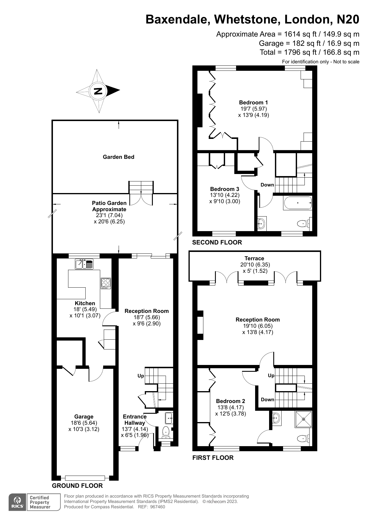 3 bed house for sale in Baxendale, Whetstone - Property Floorplan