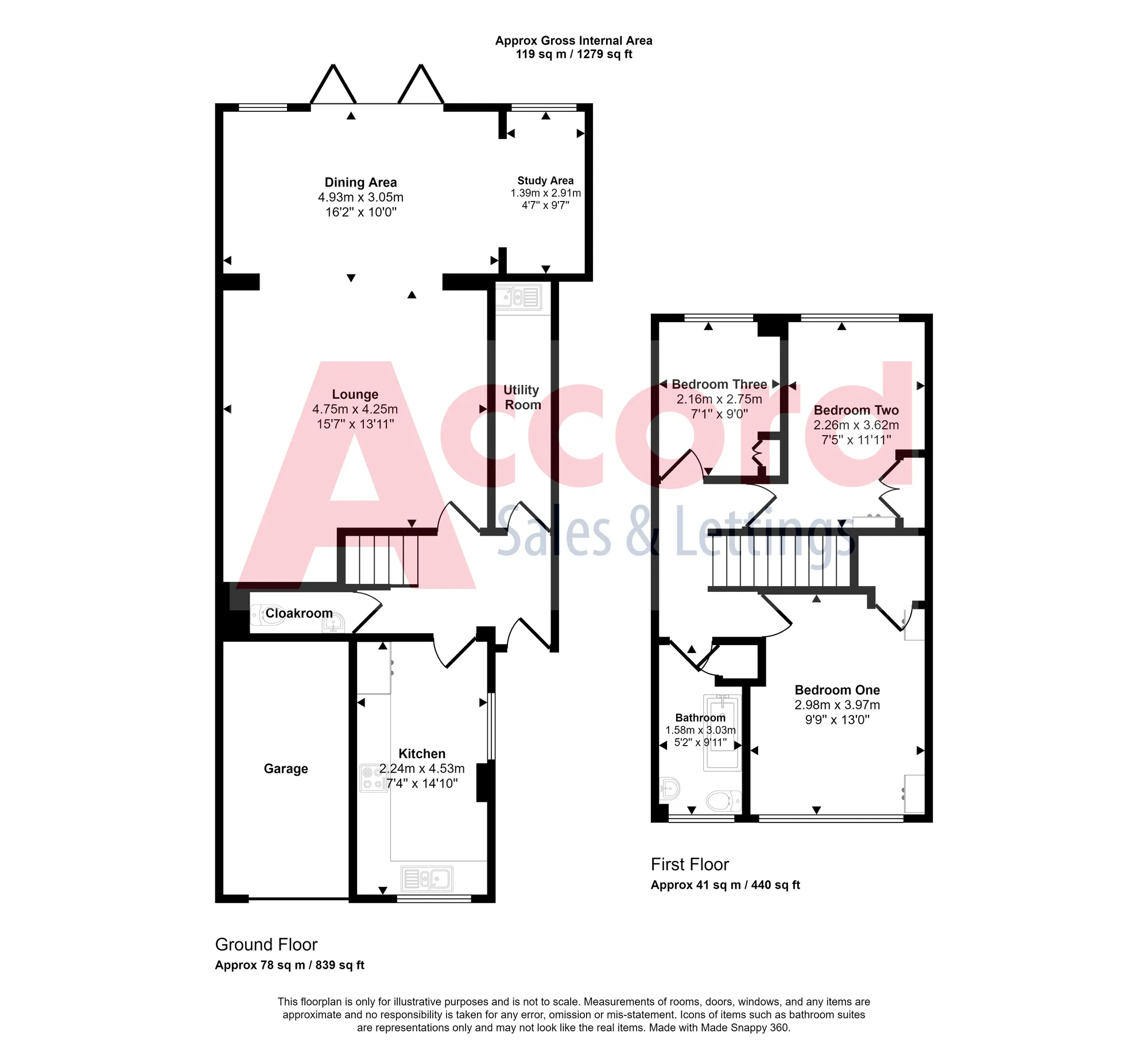 3 bed semi-detached house for sale in Wych Elm Close, Hornchurch - Property floorplan