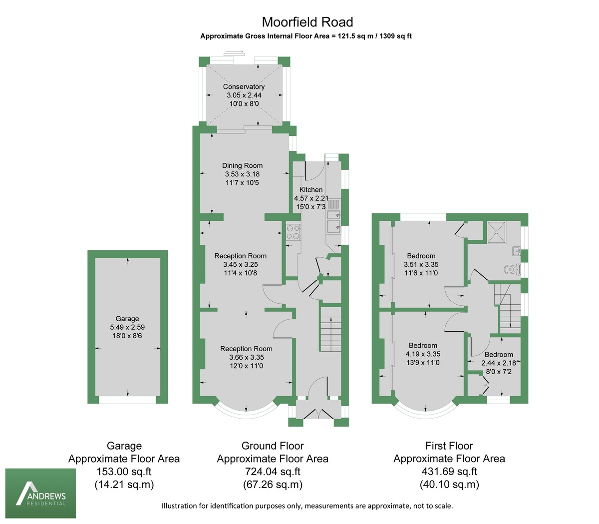 3 bed semi-detached house for sale in Moorfield Road, Uxbridge - Property Floorplan