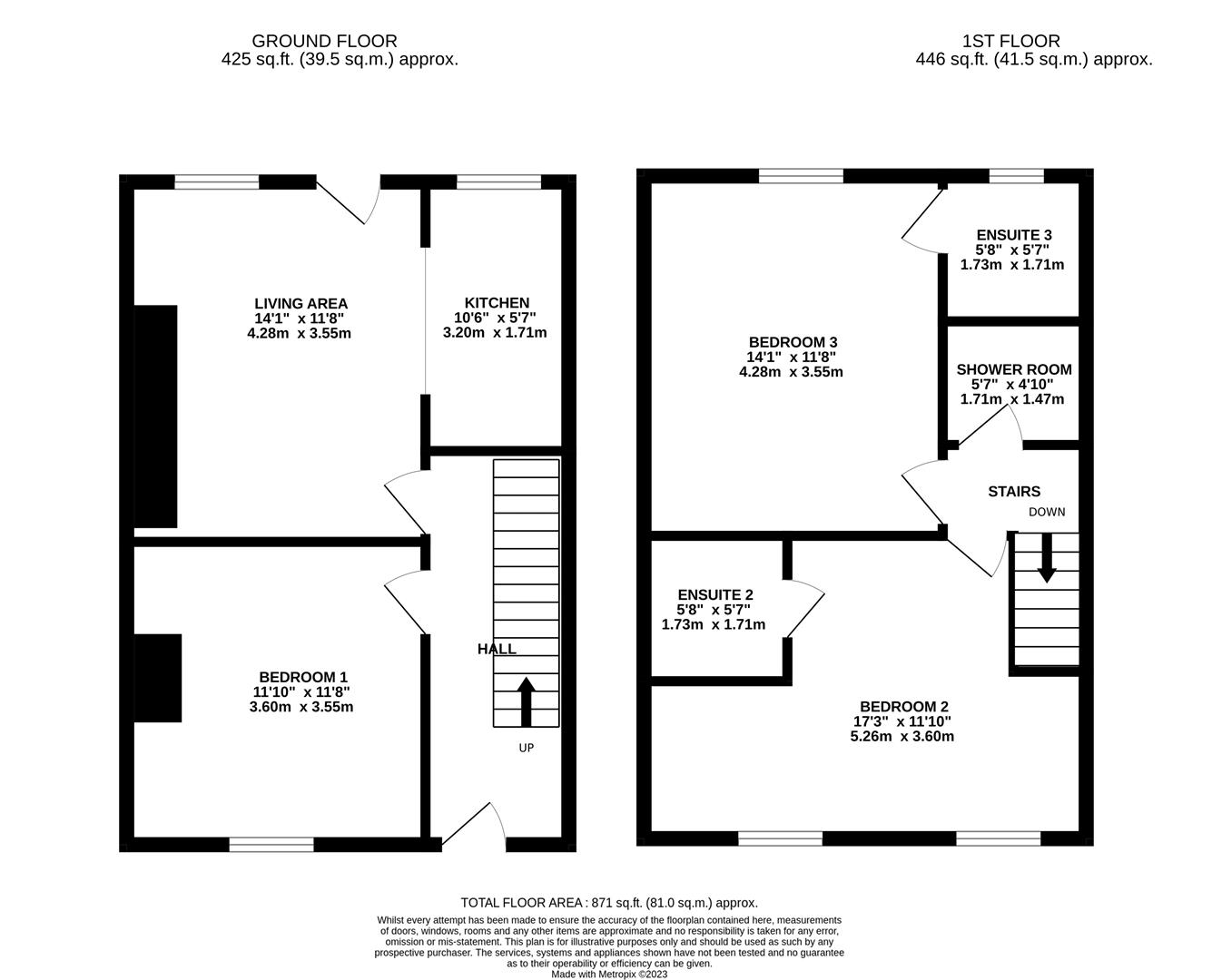 1 bed house share to rent in Herbert Street, Burnley - Property floorplan